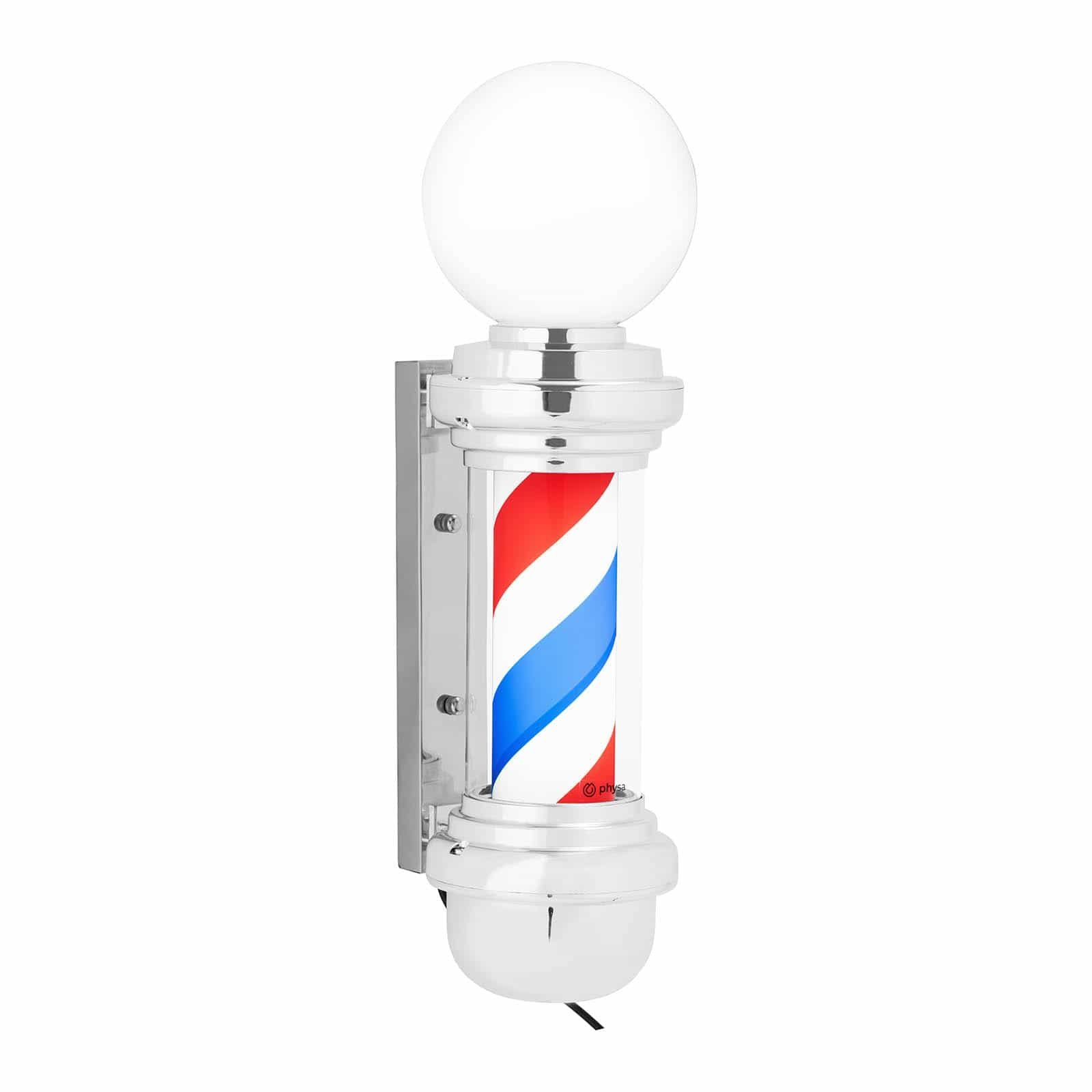 Physa LED Außen-Stehlampe Barber Pole - rotierend und beleuchtet - 280mm Höhe - 25cm Wandabstand