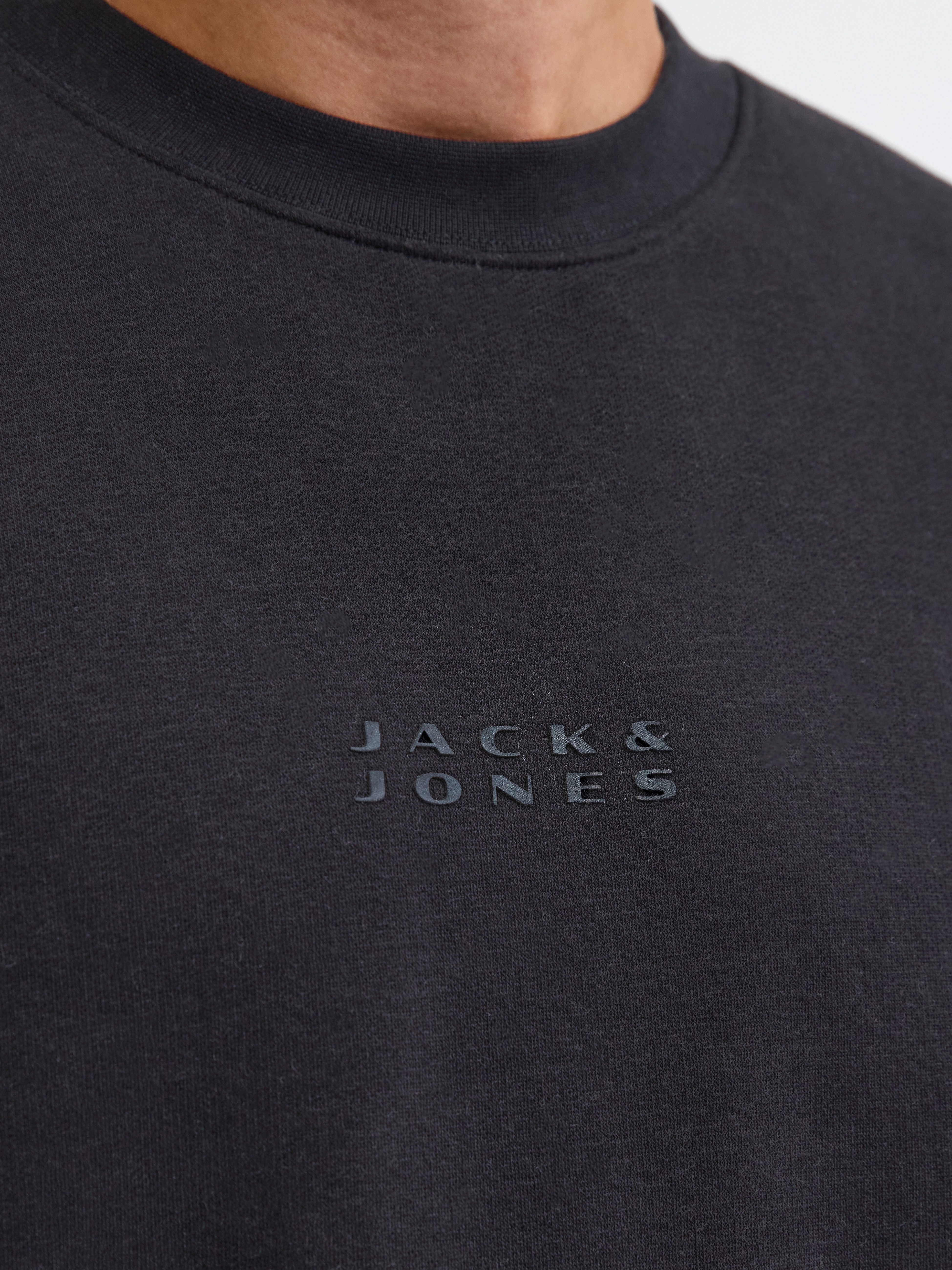 Jack & Jones Sweatshirt JCOPOINT SWEAT BADGE CREW NECK BF günstig online kaufen