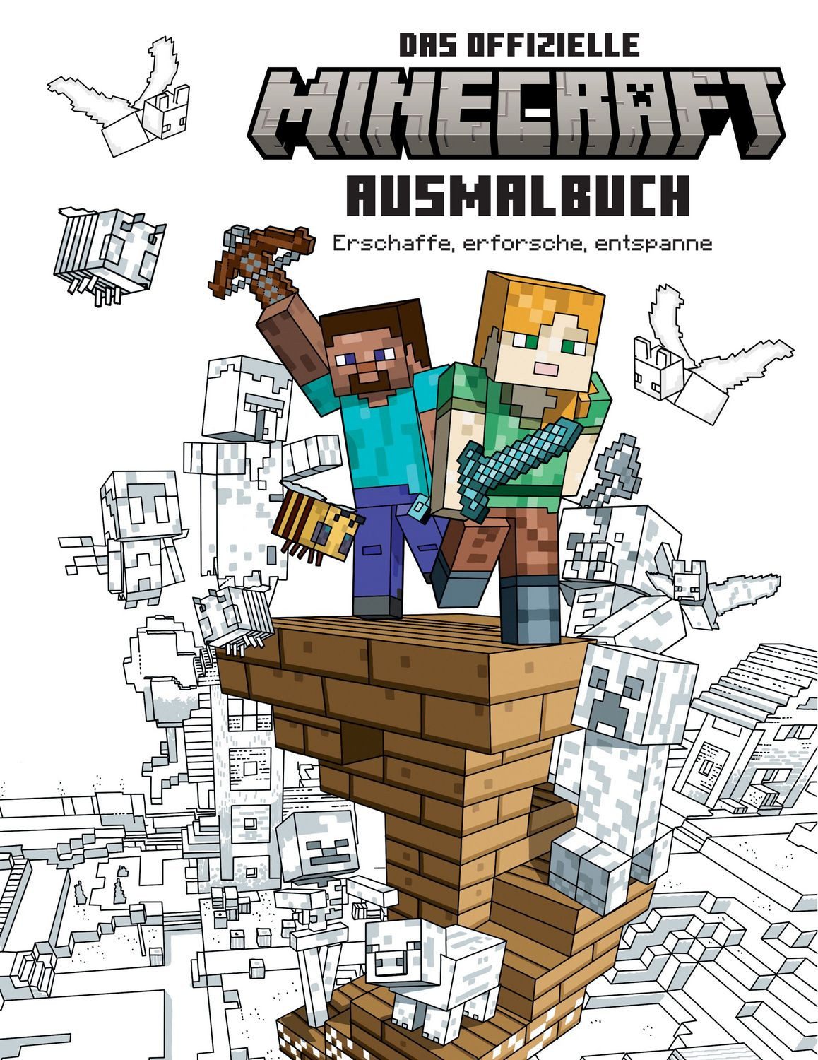 Das offizielle Minecraft Ausmalbuch / Insight Editions