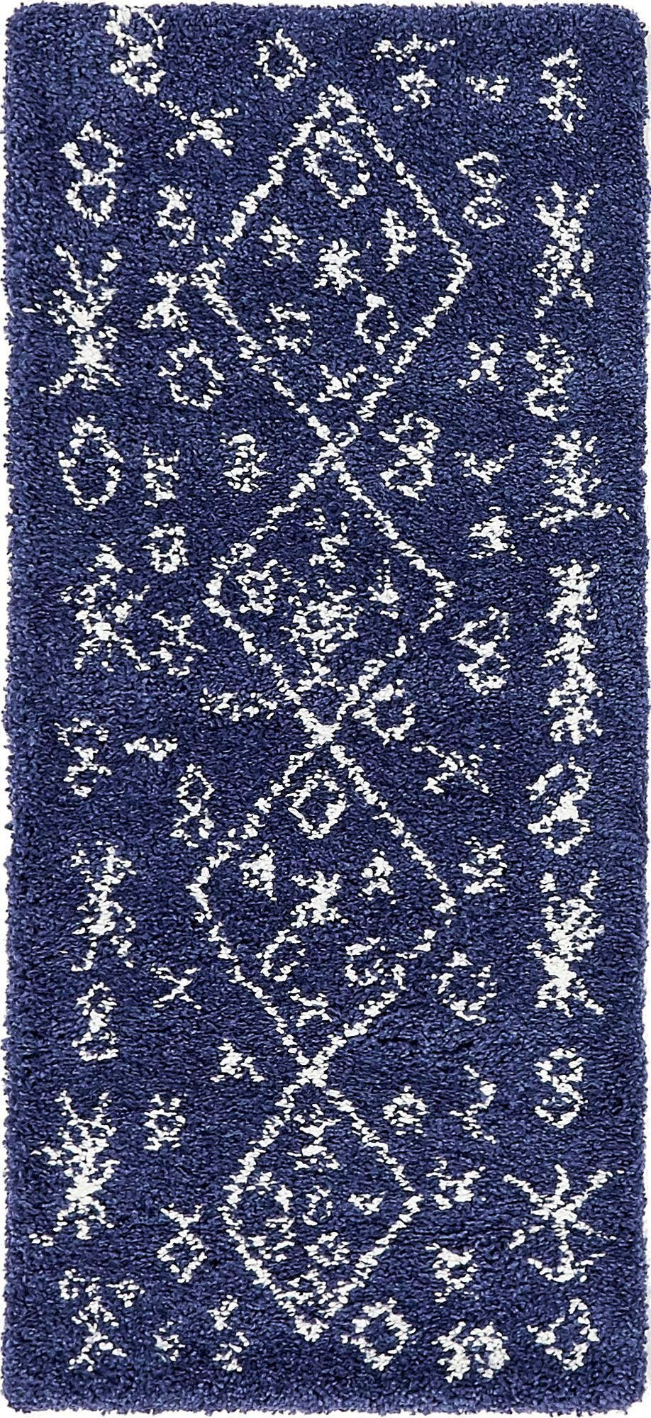 Myflair Möbel & Accessoires Hochflor-Läufer Temara Shag, LAGERRÄUMUNG!, rechteckig, Höhe: 51 mm, Teppich-Läufer, gewebt, Scandi Design, ideal im Flur & Schlafzimmer