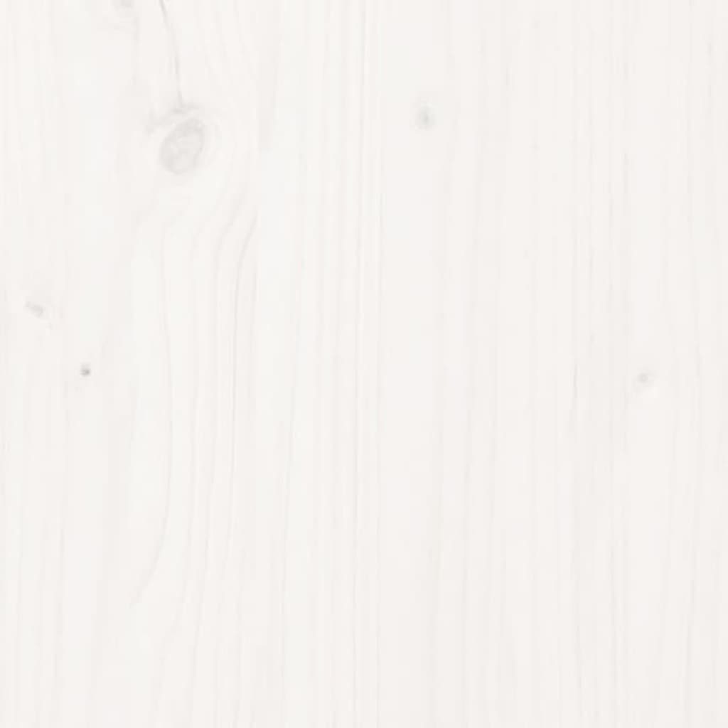 Kiefer, Weiß 95,5x4x100 Kopfteil cm Kopfteil Massivholz St) (1 vidaXL