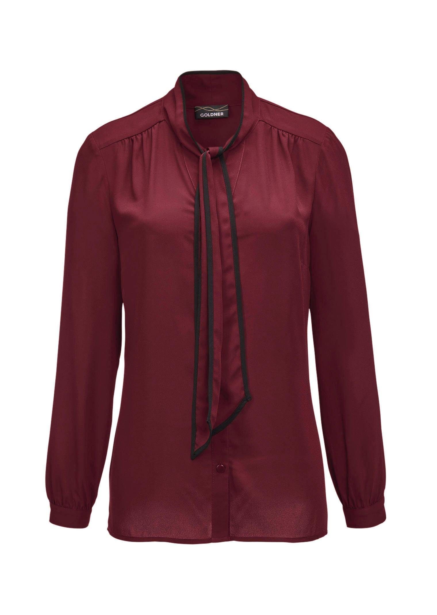 GOLDNER Langarmbluse Figurumspielende Bluse mit modischer günstig online kaufen