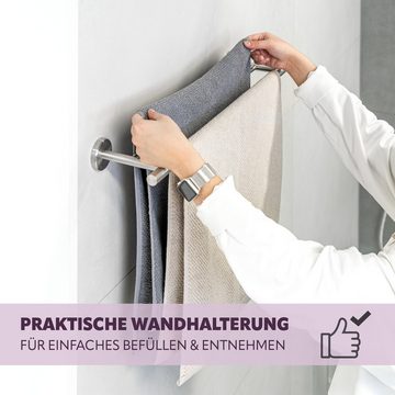 bremermann Handtuchhalter Bad-Serie PIAZZA - Badetuchstange, Edelstahl matt