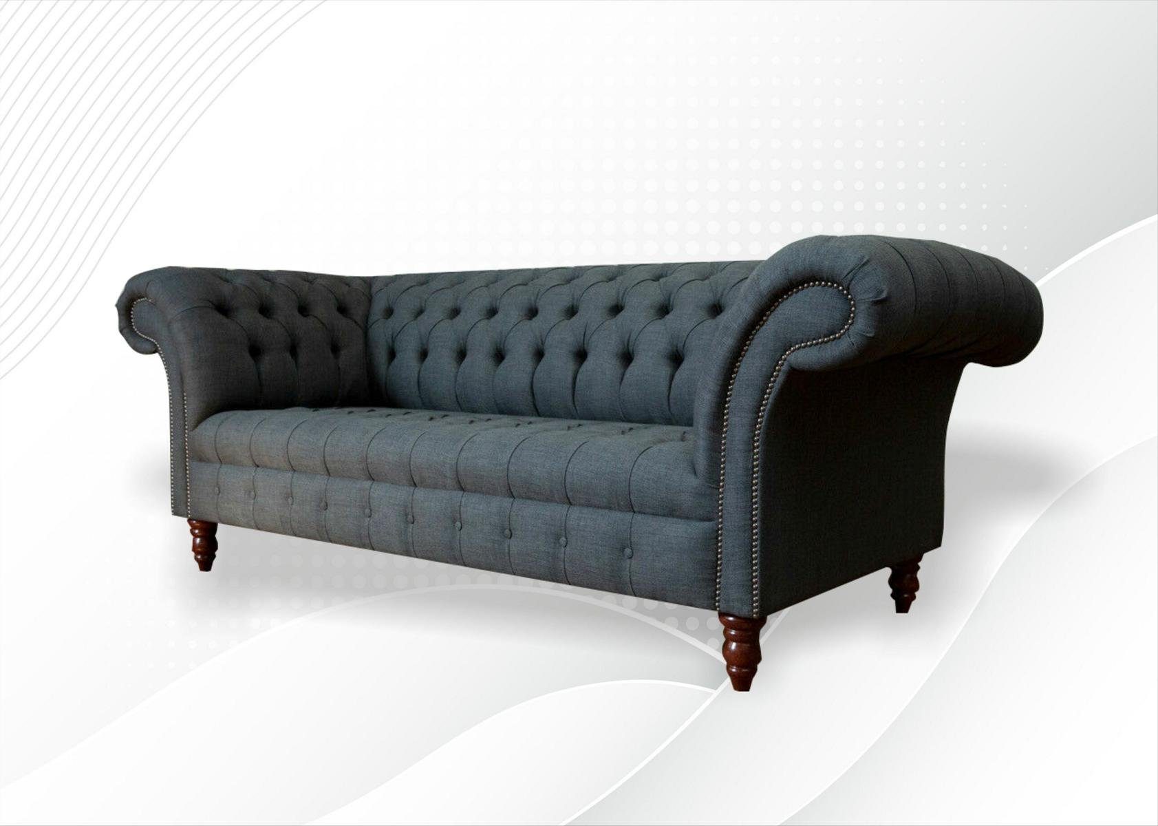 cm Design JVmoebel Sofa Chesterfield 3-Sitzer, Couch Sofa 225 Sitzer 3