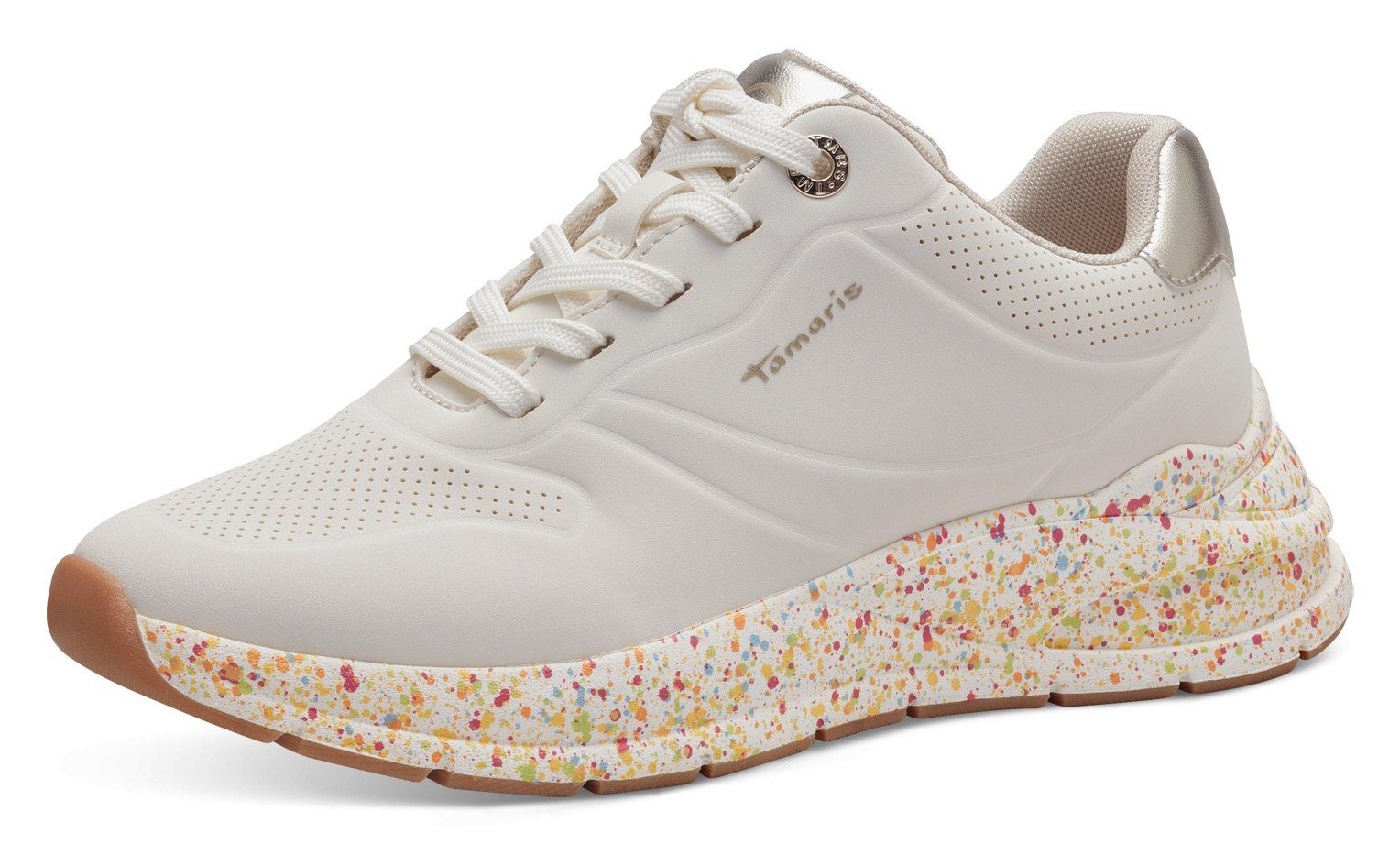 Tamaris Sneaker mit gesprenkelter Laufsohle, Freizeitschuh, günstig online kaufen