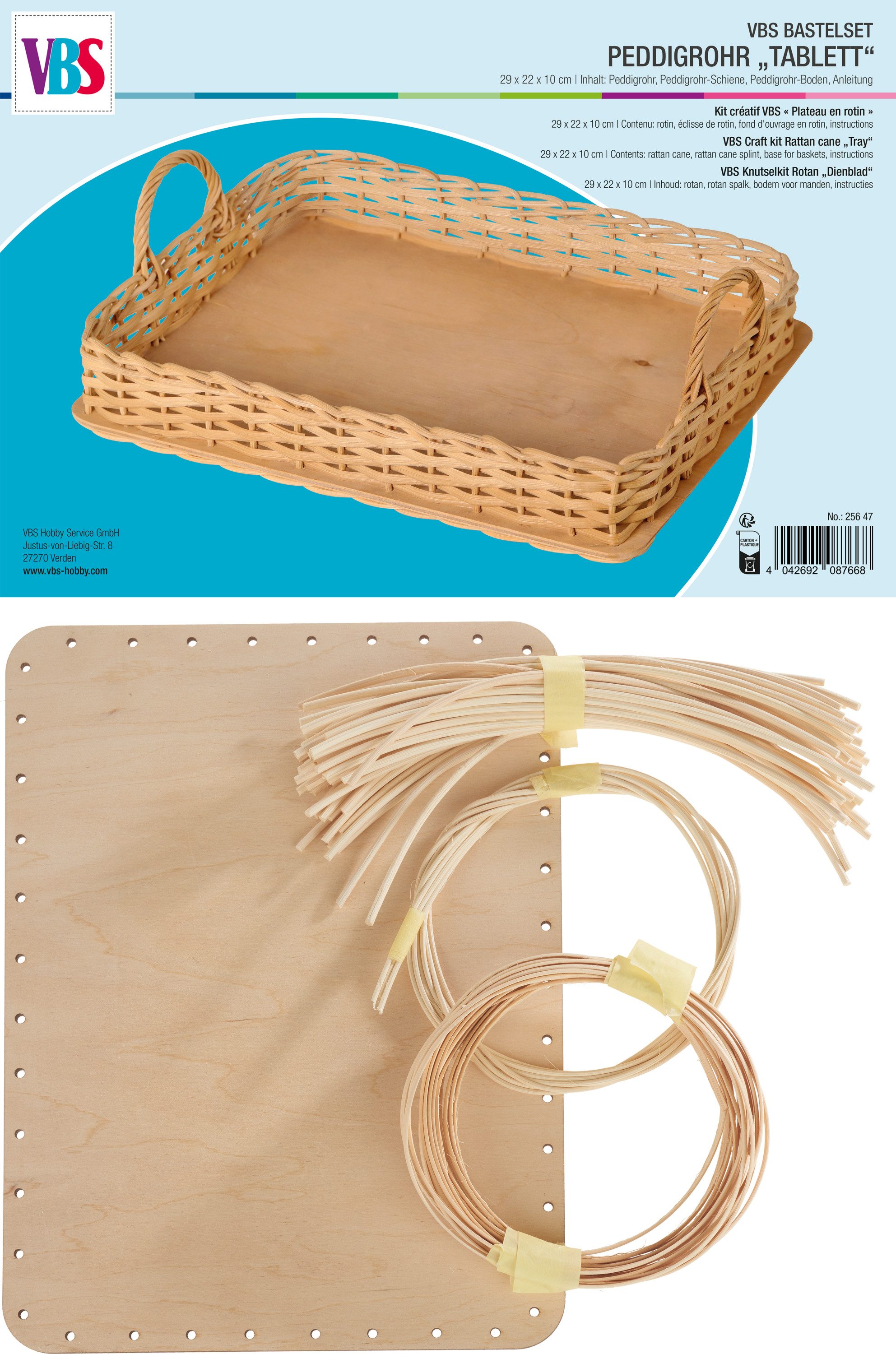 VBS Bastelband Tablett, 29 x 22 x 10 cm