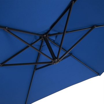 Kingsleeve Ampelschirm, 330 cm Individuell Neigbar Kippbar Wasserabweisend Windöffnung für stabilen Stand Ampelschirm Marktschirm Gartenschirm