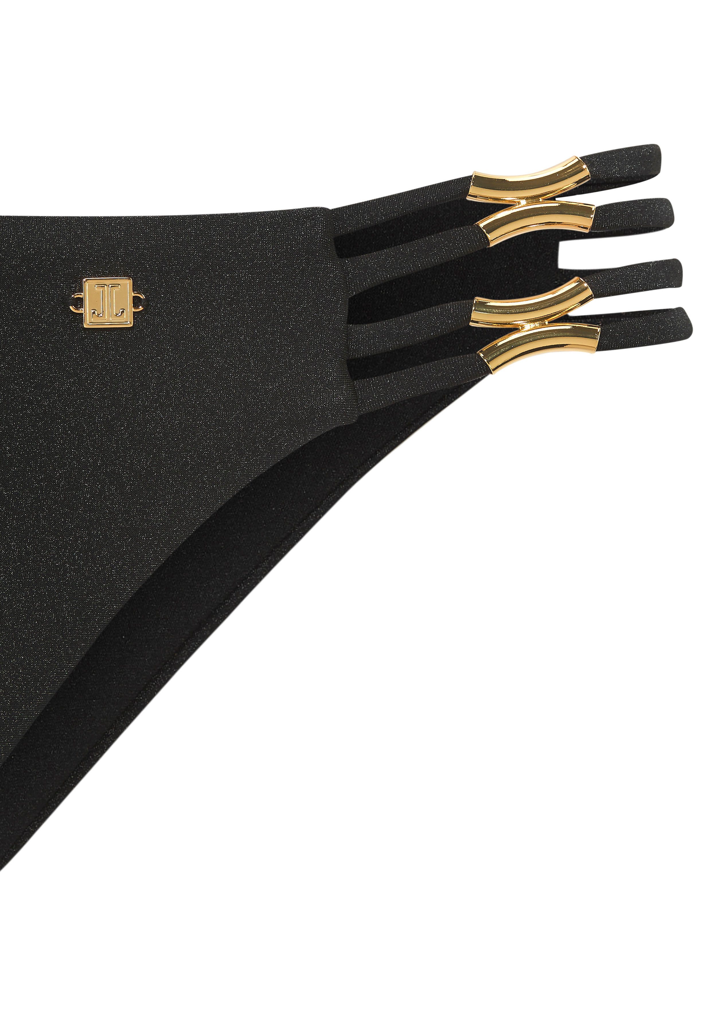 JETTE Bügel-Bikini Giulia mit goldfarbener Glanzbeschichtung und Accessoires