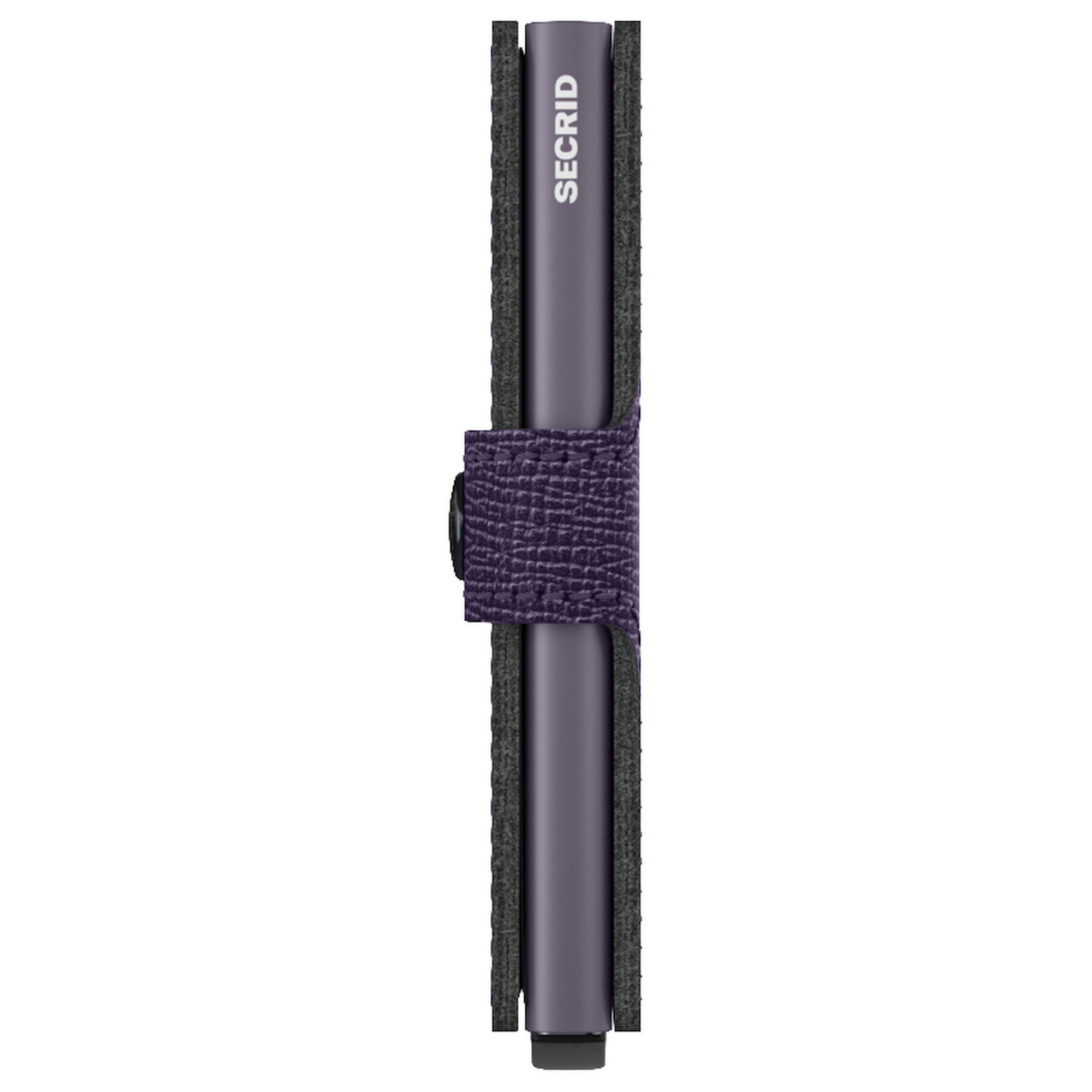 (1-tlg) 6.5 SECRID Geldbörse Miniwallet - purple RFID cm Geldbörse Crisple
