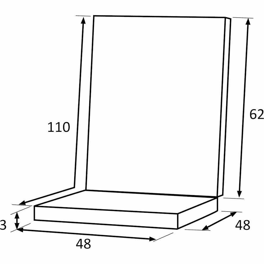 48x110 Garden Centauri, Siena Sesselauflage ocker cm BxT: