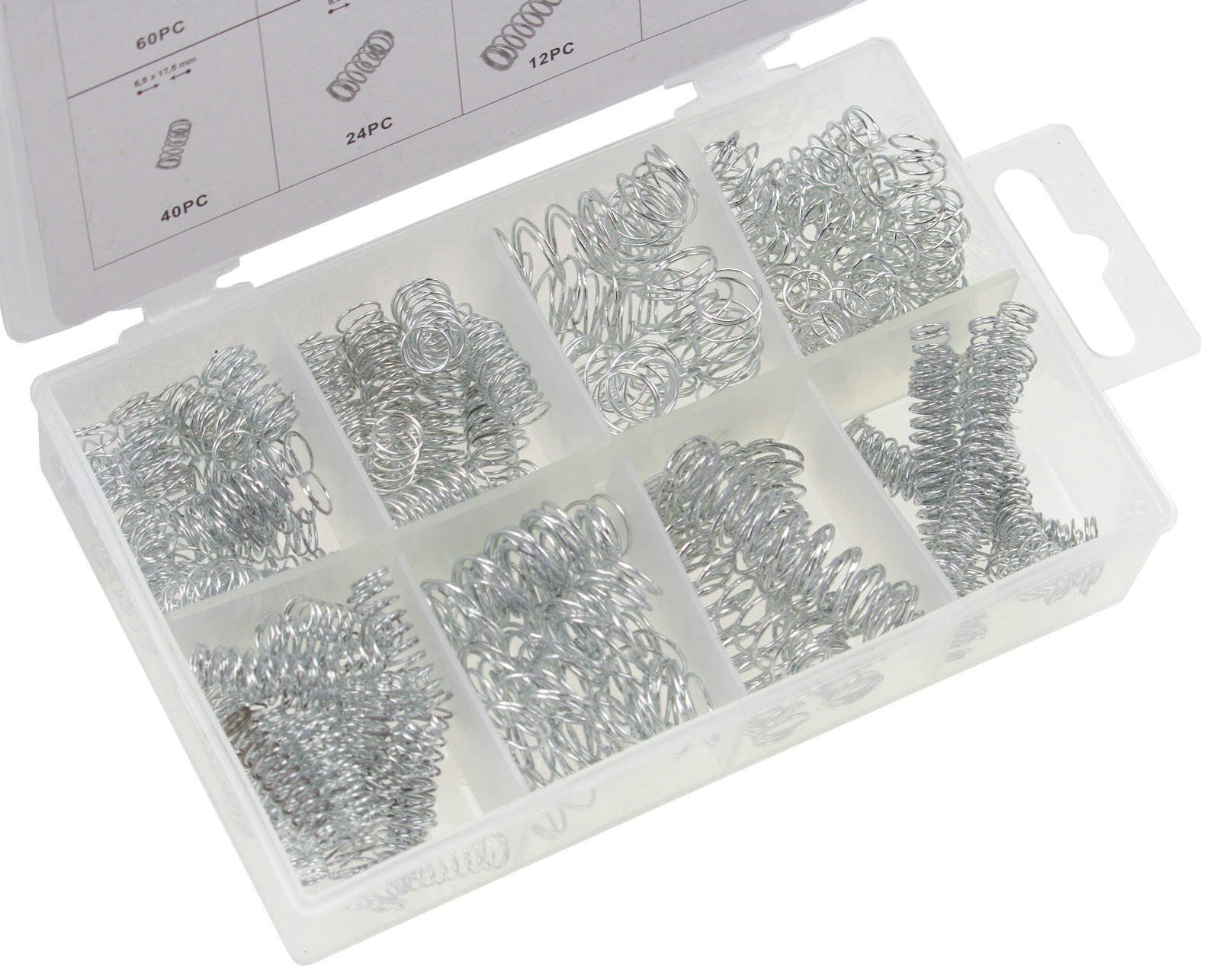 Veto Druckfeder Druckfedern 246 teilig Spiral Federn Sortiment