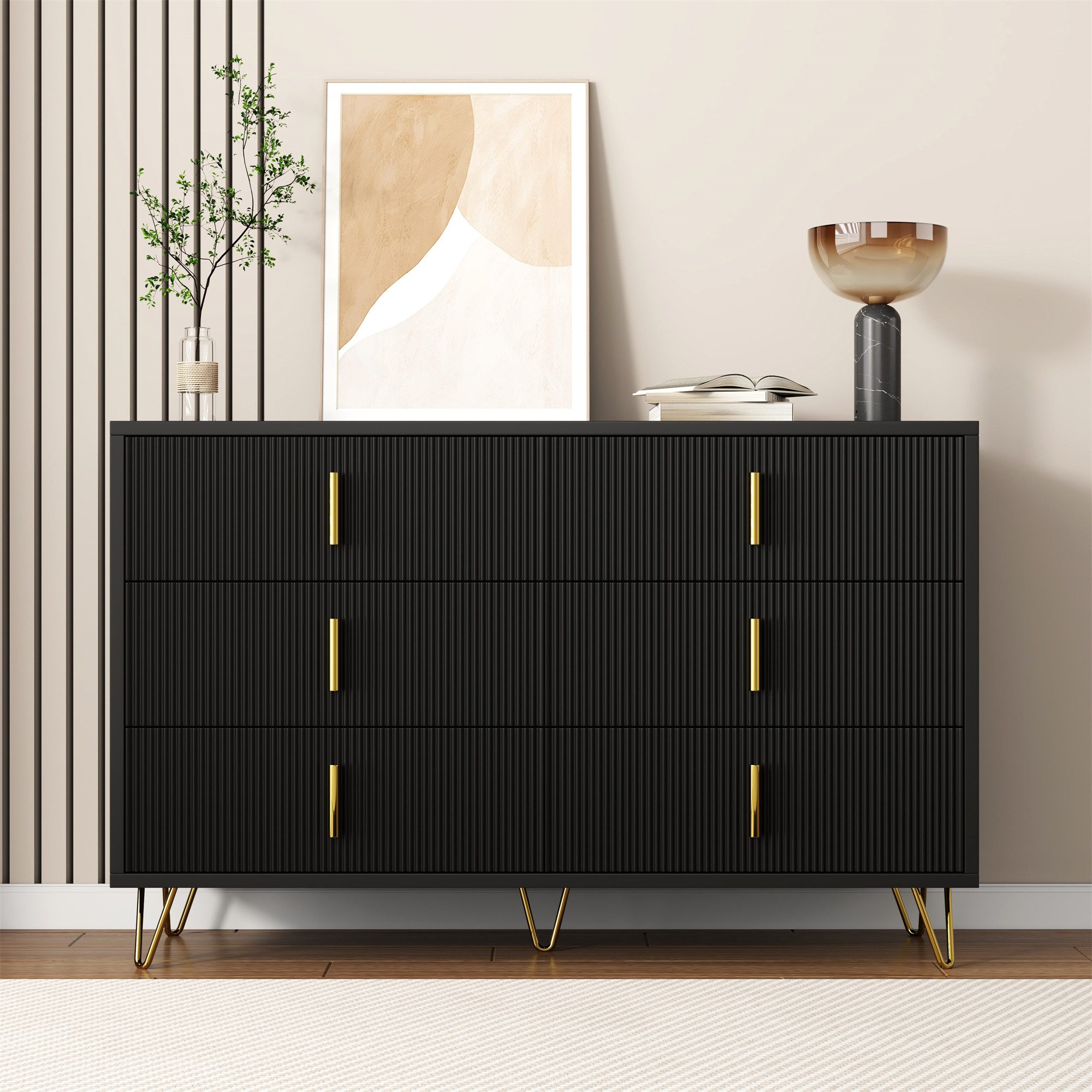 SOFTWEARY Sideboard Breite 120 cm