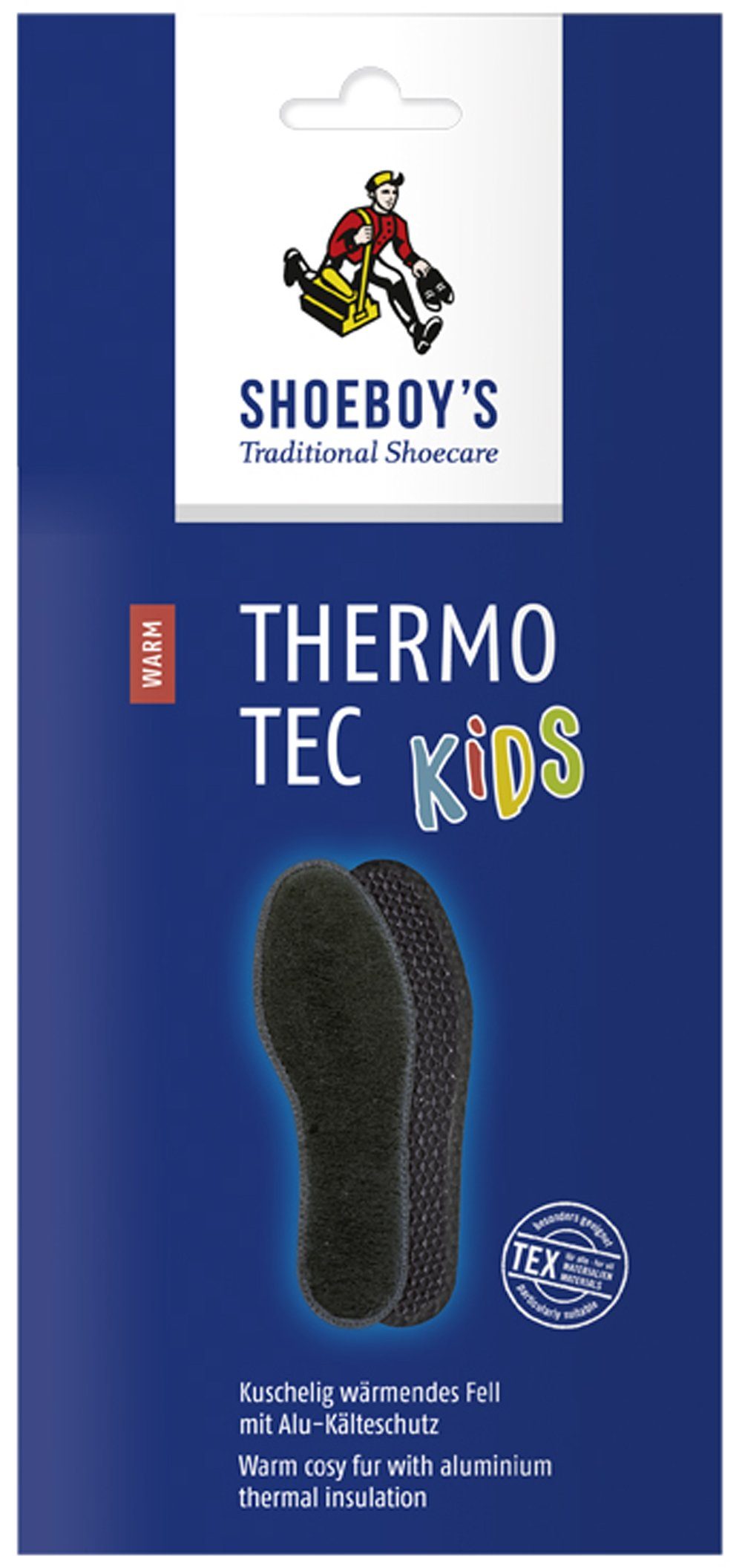 Shoeboys Einlegesohlen Thermo Tec Kids - Kuschelig warm durch Alu-Kälteschutz