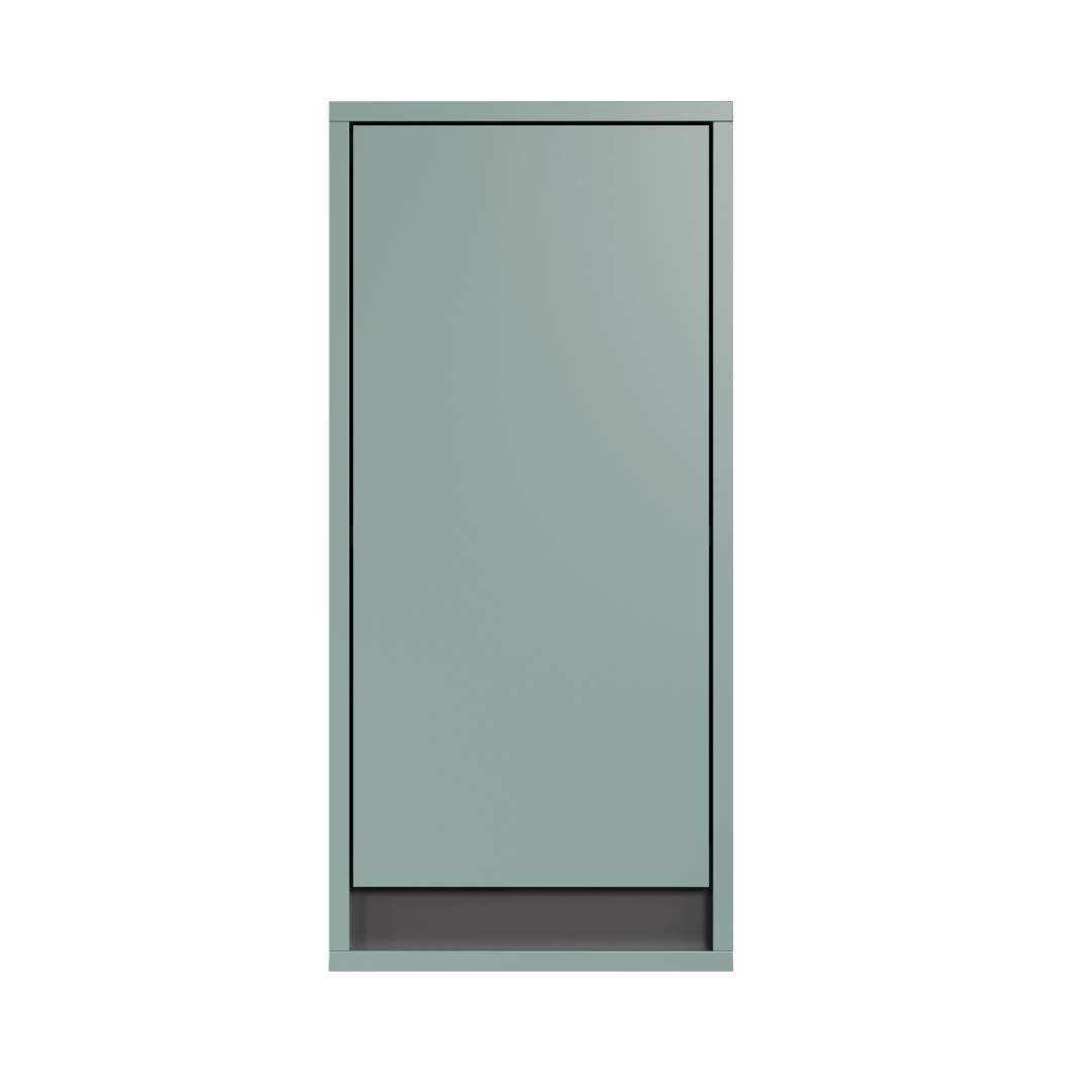 ebuy24 Badezimmerspiegelschrank Matix Badschrank wandhängend blau, grau.