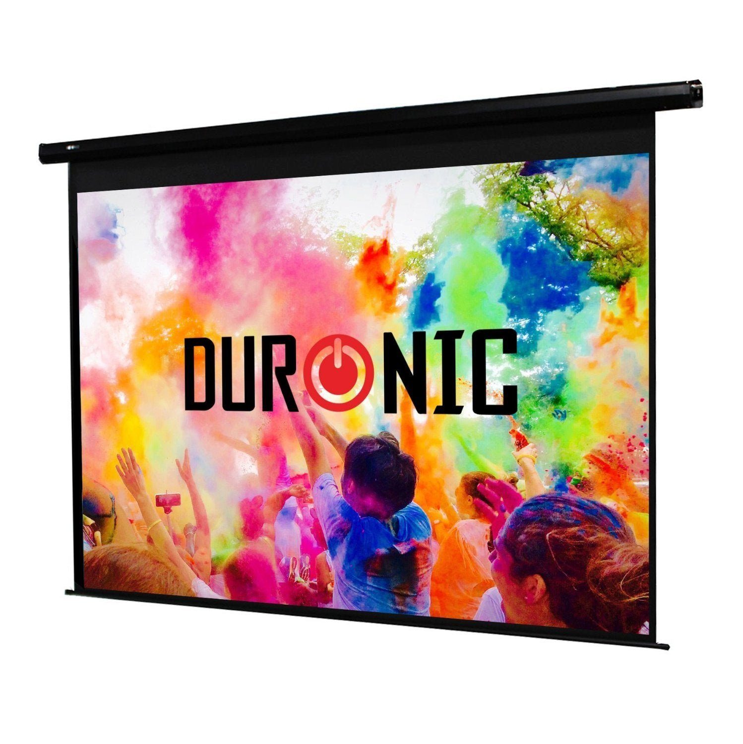 Duronic Motorleinwand (EPS80 Leinwand, 79 Zoll Rollo mit 163 x 122 cm)