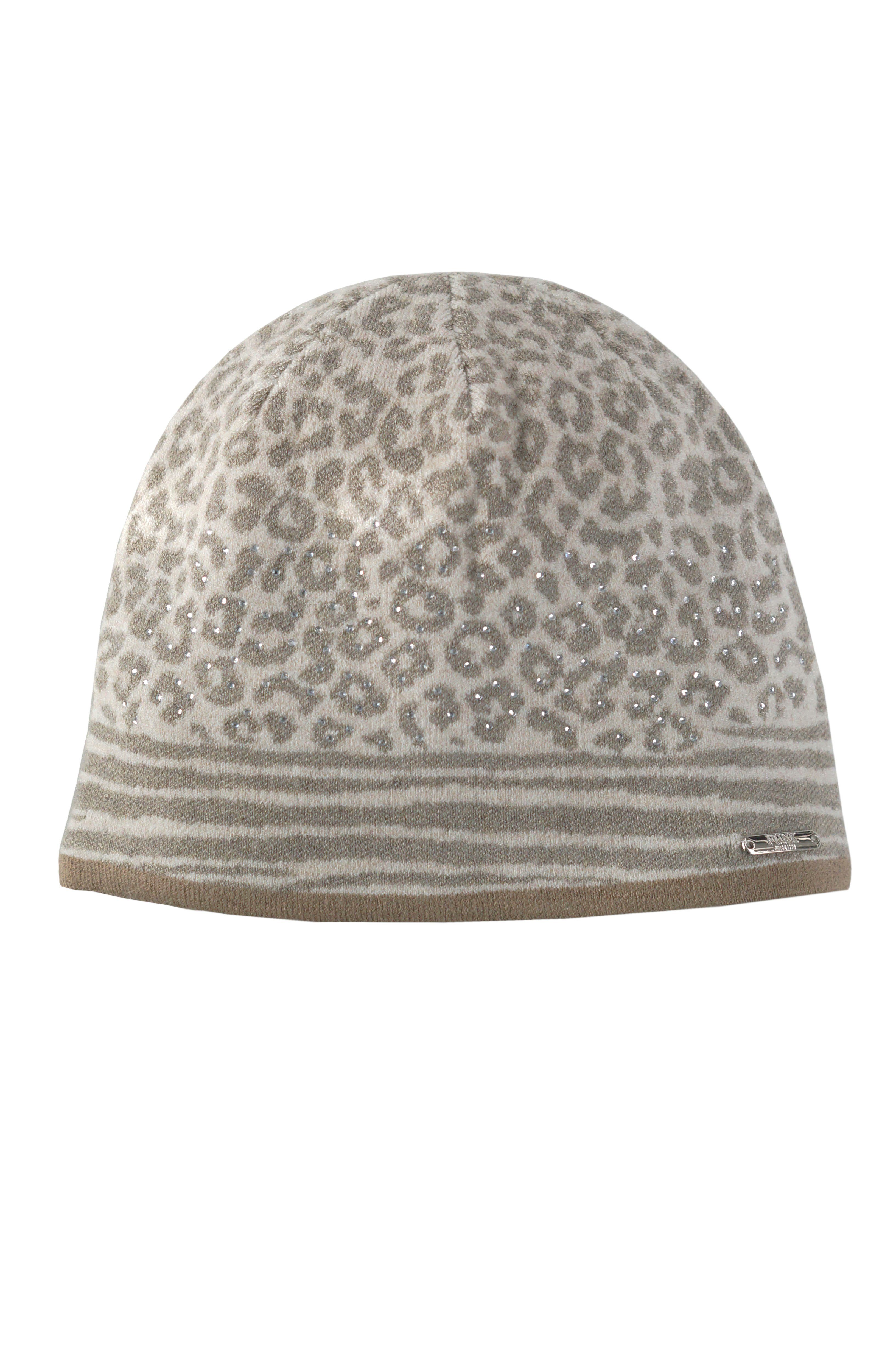 FUNK since 1776 Strickmütze im trendigem Leolook mit modischen Ziersteinen günstig online kaufen