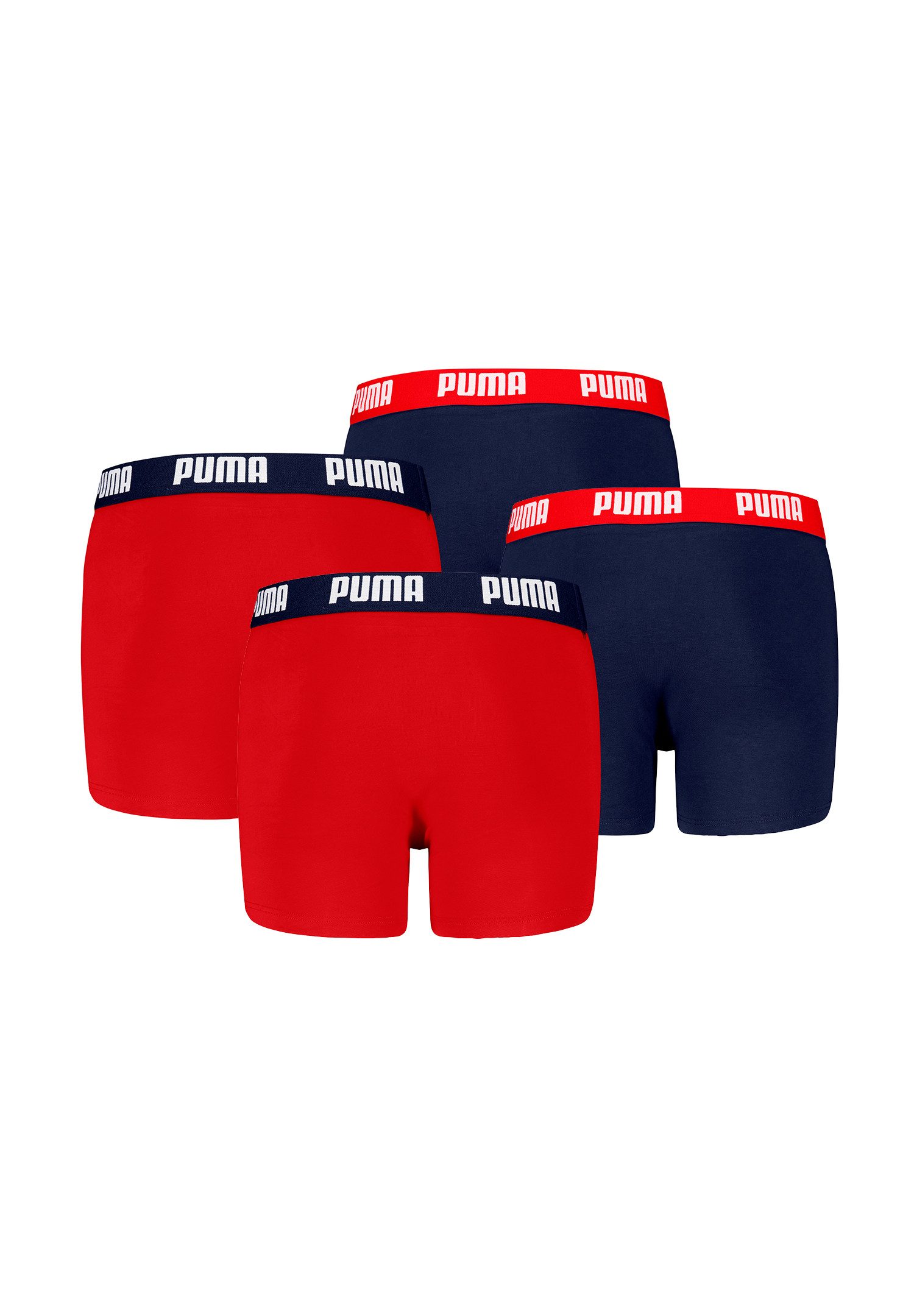 PUMA Boxershorts BOYS EVERYDAY BASIC BOXER 4P (Packung, 4-St., 4er-Pack)