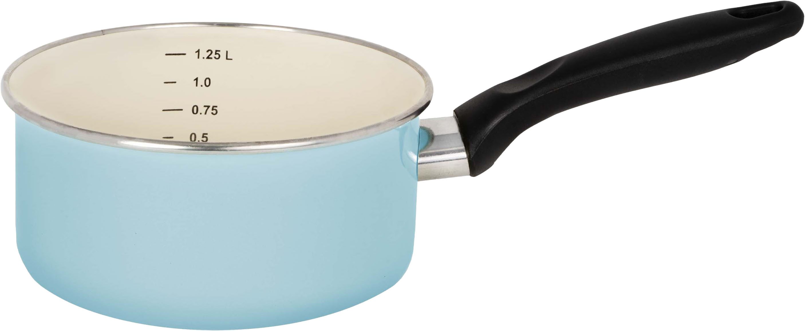 Krüger Kasserolle Sylt, Emaille (1-tlg), Ø 16 cm, Induktion