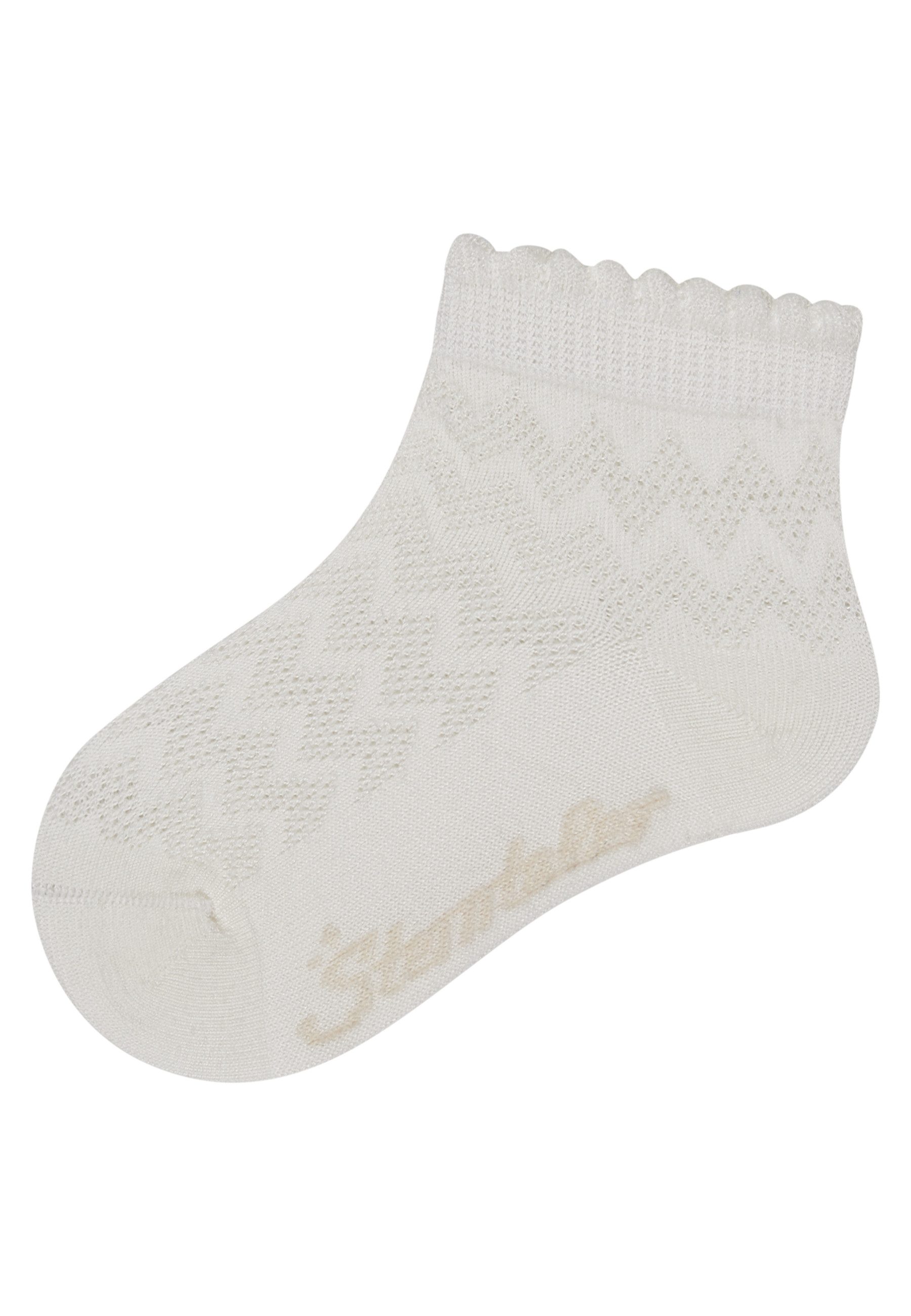 Sterntaler® Feinsöckchen Socken Struktur Socken mit hohem Baumwollanteil, handgekettelter Fußsspitze, elastisch