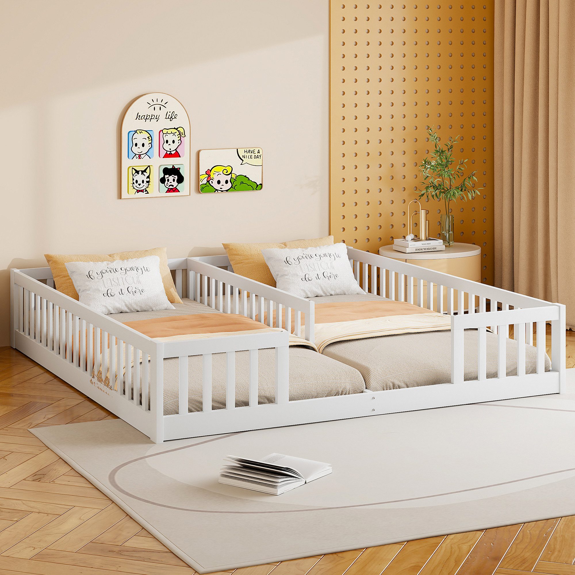 TavilaEcon Kinderbett mit Gitter, für Familien günstig online kaufen