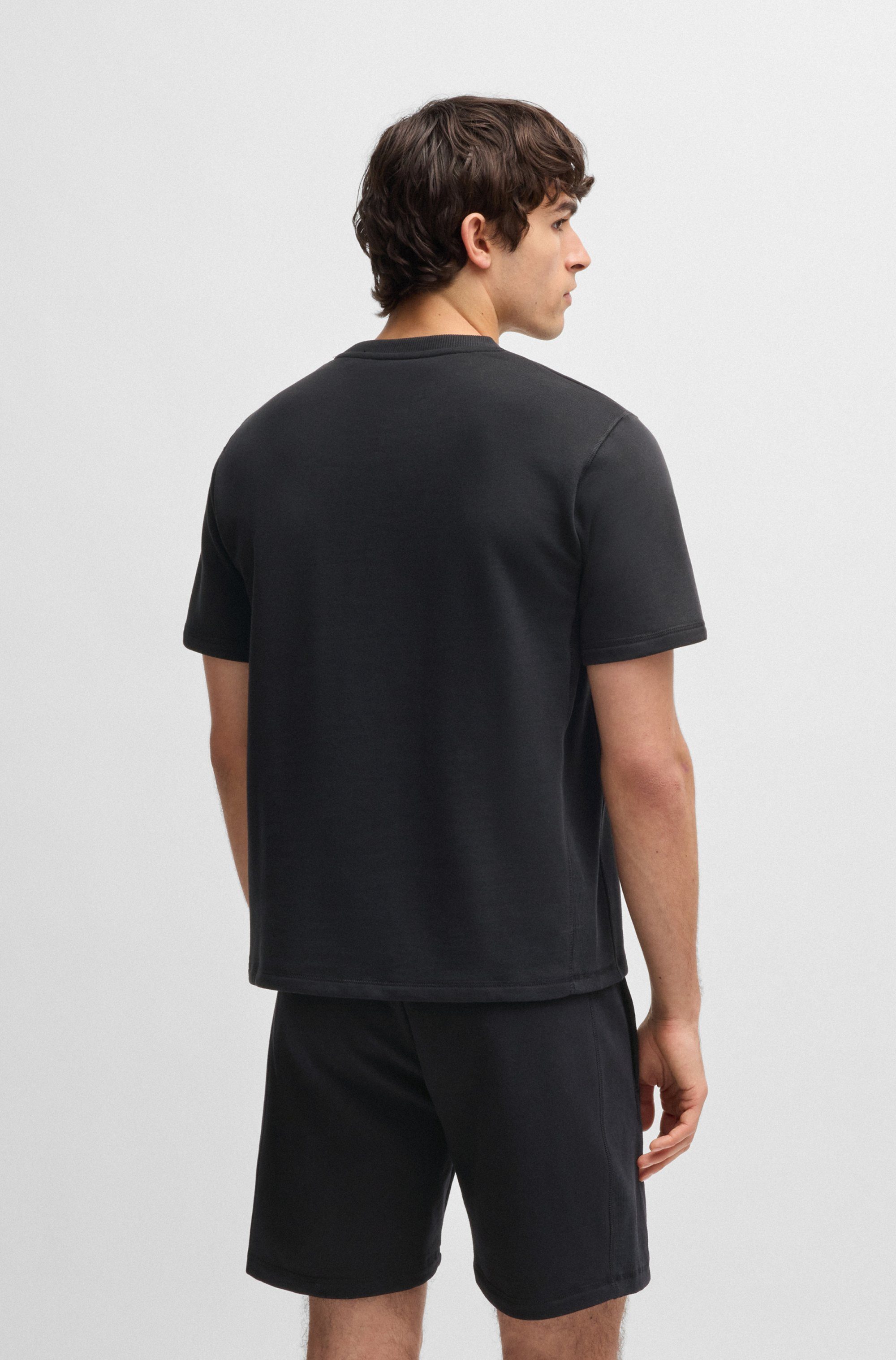 BOSS T-Shirt David mit großer Logostickerei günstig online kaufen