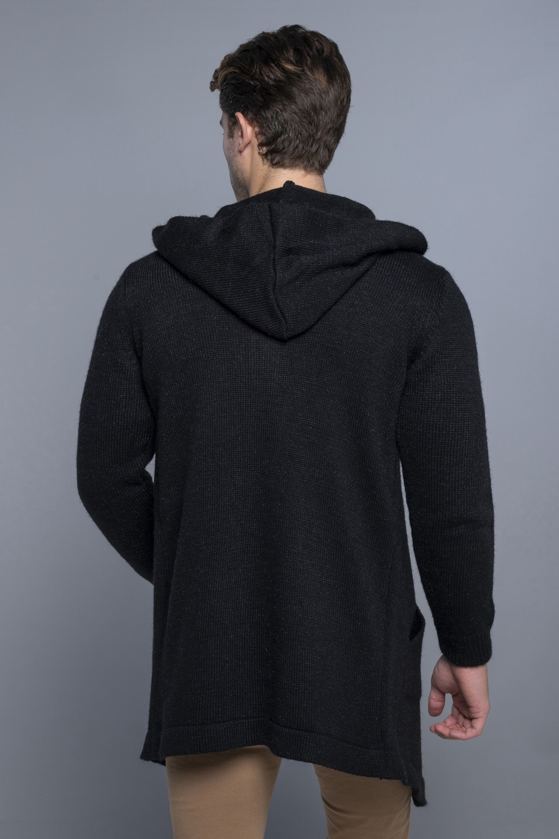 CARISMA Strickjacke mit Kapuze und praktischen Seitentaschen