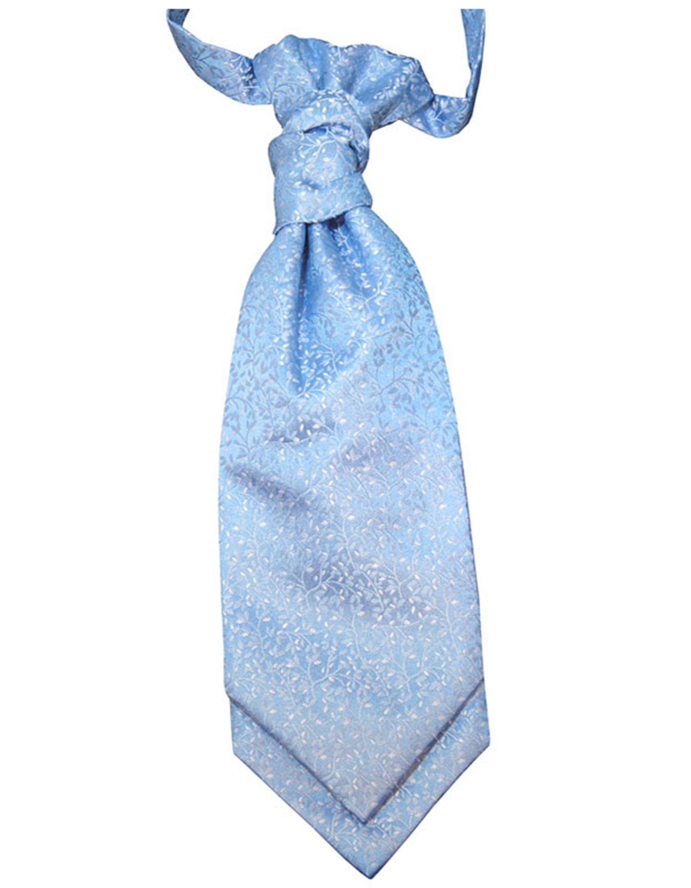 Paul Malone Krawatte Blaues Herren Plastron günstig online kaufen