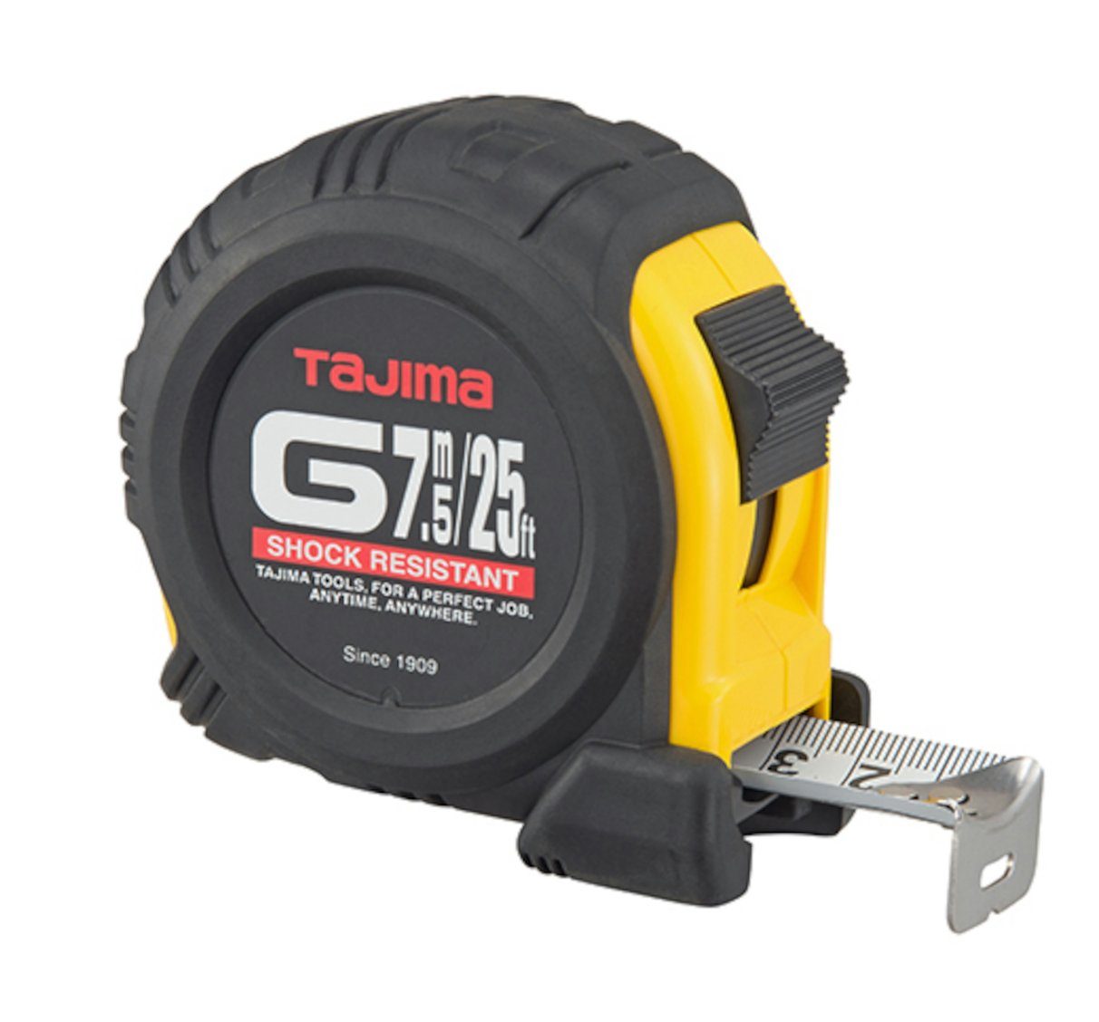7,5m) Maßband Tajima G-Lock (25mm Tajima GL25-75D-EUR / Maßband Bandmass x