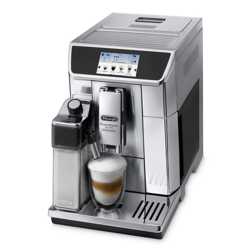DeLonghi Experience Elite De'Longhi ECAM PrimaDonna 650.85.MS Kaffeemaschine Druckbrüh-Kaffeemaschine