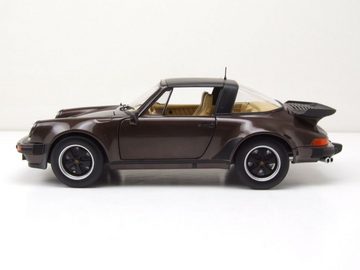 Norev Modellauto Porsche 911 Turbo Targa 1987 braun metallic Modellauto 1:18 Norev, Maßstab 1:18