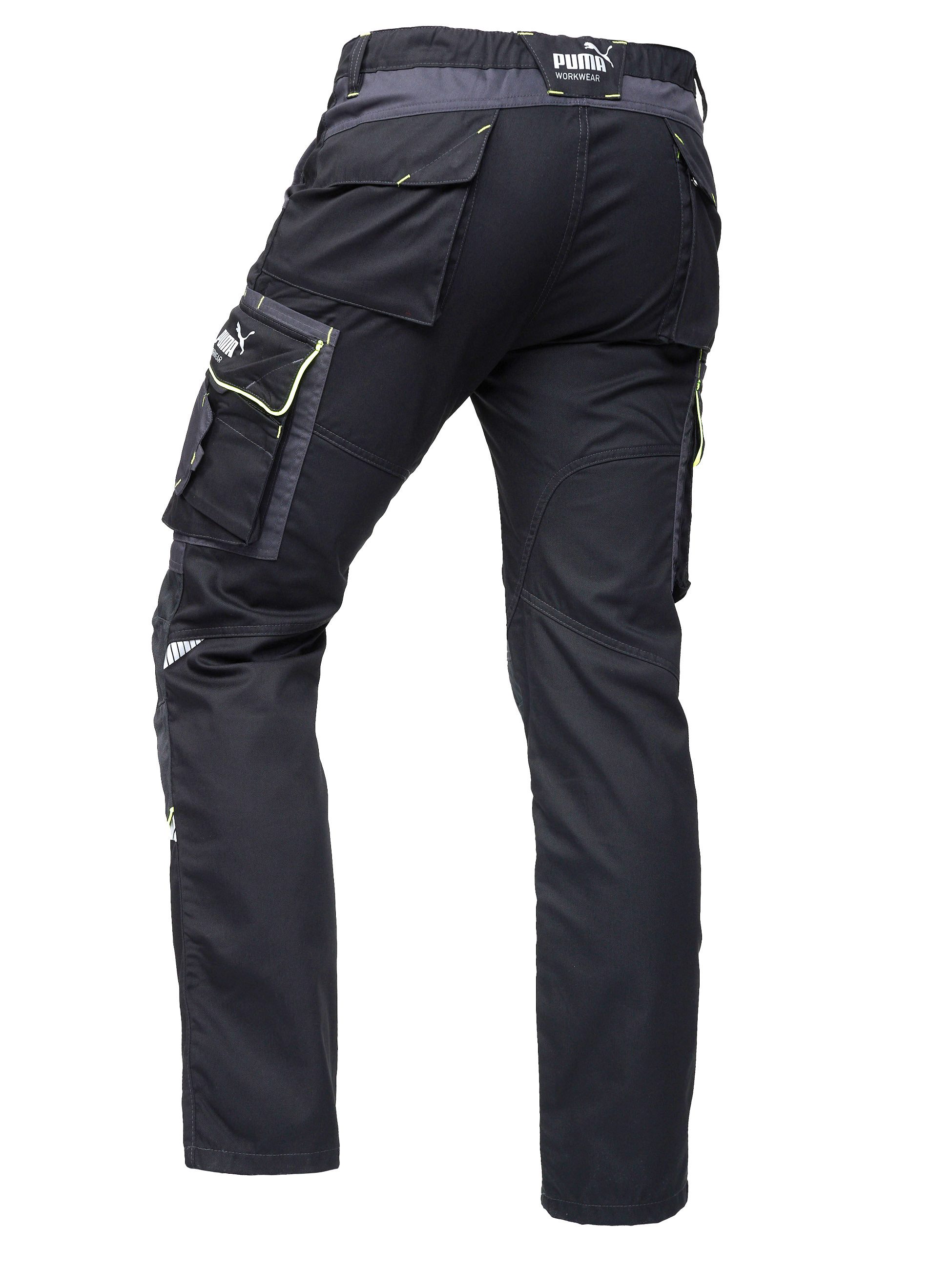 PUMA Workwear Arbeitsbundhose PRECISION X Arbeitshose für Herren - Verstärkte Kniepartien mit vielen Taschen - für Handwerk, Produktion und Baugewerbe