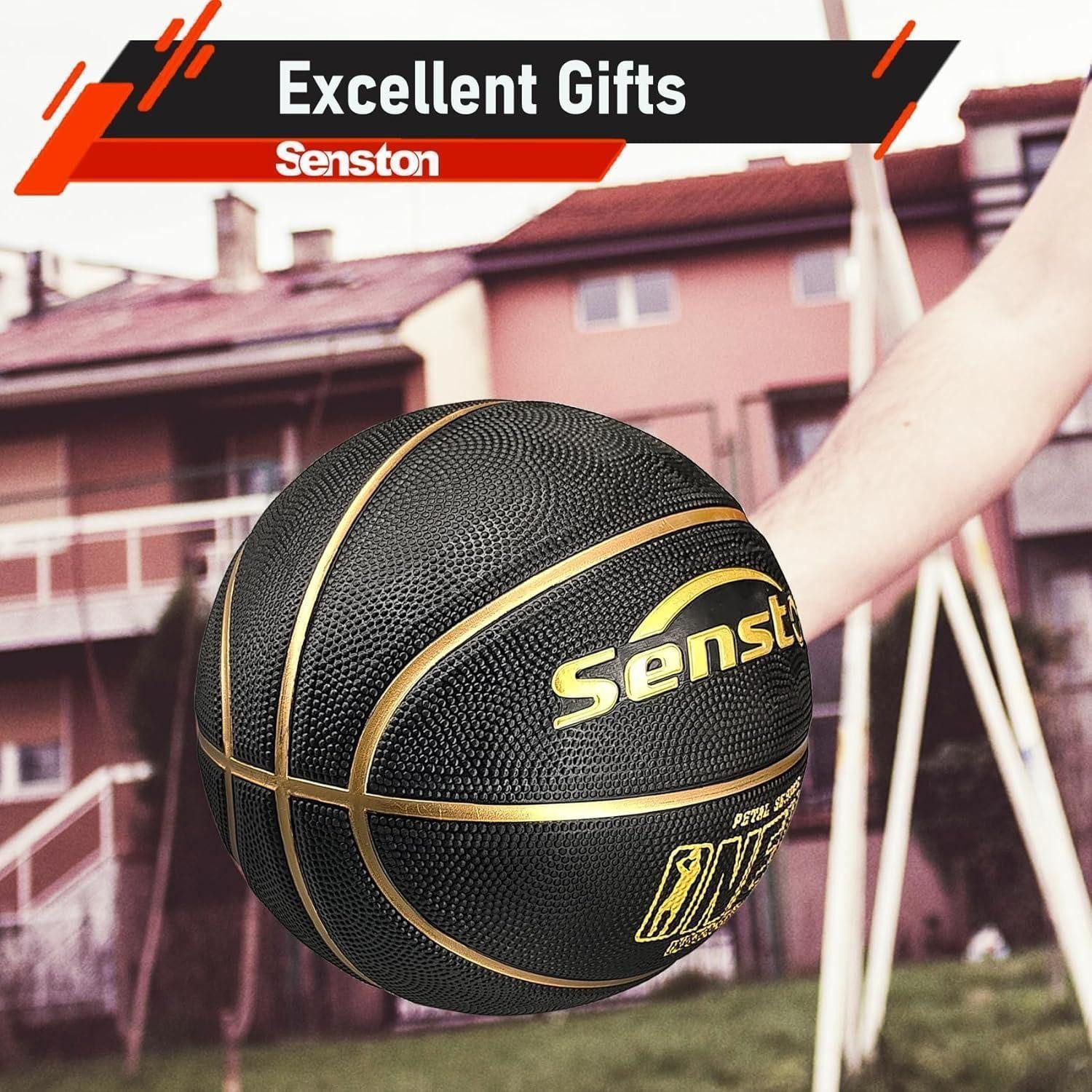 LuxusKollektion Basketball Basketball Größe 7 mit Pumpe, Outdoor Basketbälle, Anti-Rutsch & Grip – Bild 2 von 5