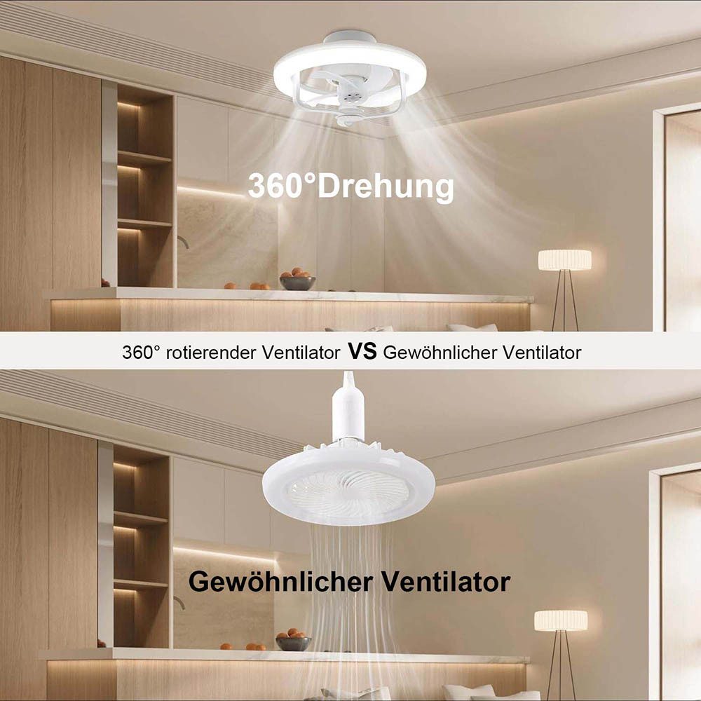Sunicol Deckenventilator RGB Deckenventilator mit Beleuchtung, günstig online kaufen