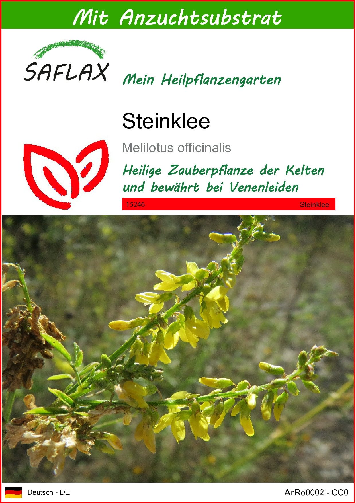 SAFLAX Blumensamen SAFLAX - Samen und Substrat - Steinklee