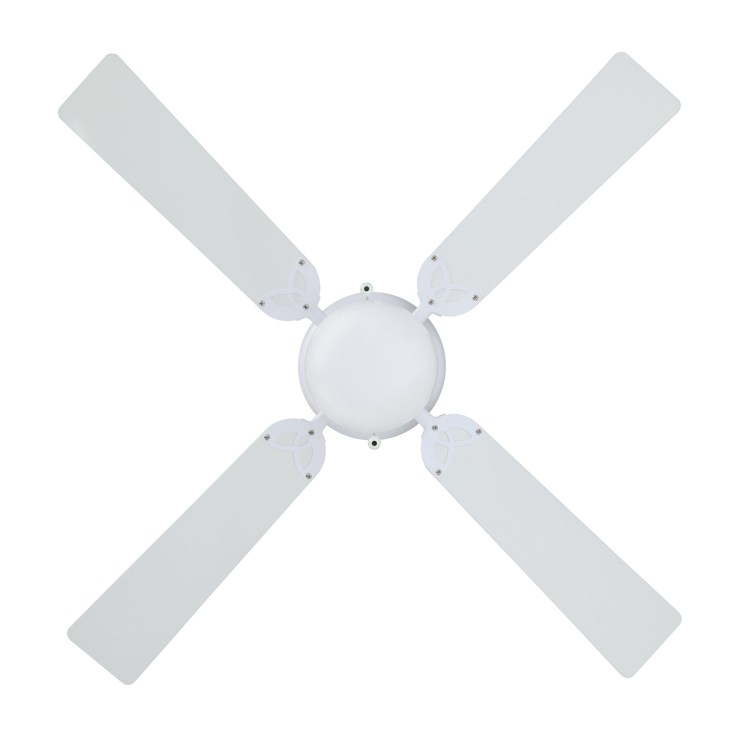 EGLO Deckenventilator Cagliari, Zugkette, Beleuchtung und Sommer Winter Betrieb, AC Motor, Ø 106,6cm