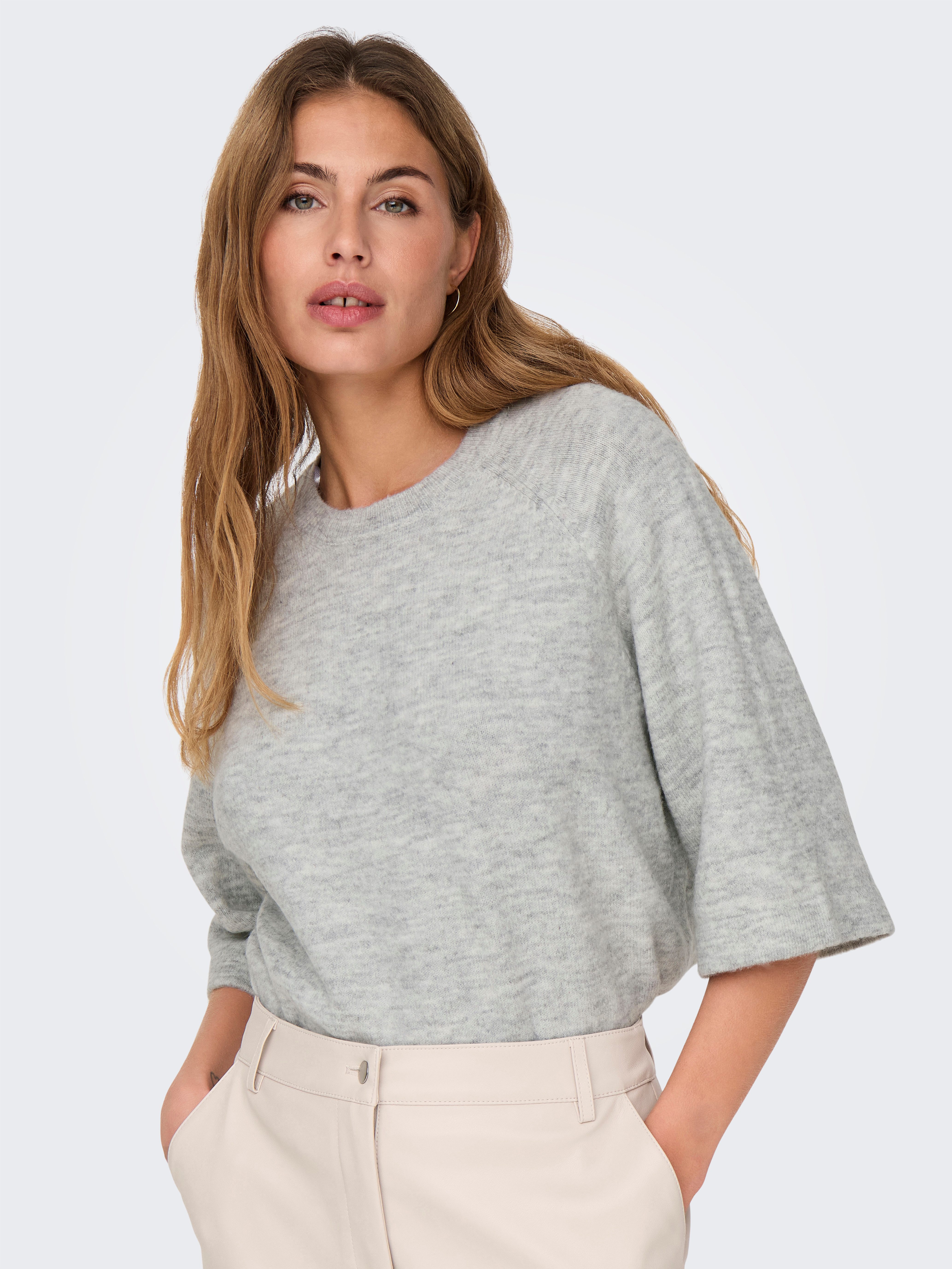 ONLY Strickpullover ONLSIMONI 3/4 PULLOVER KNT günstig online kaufen