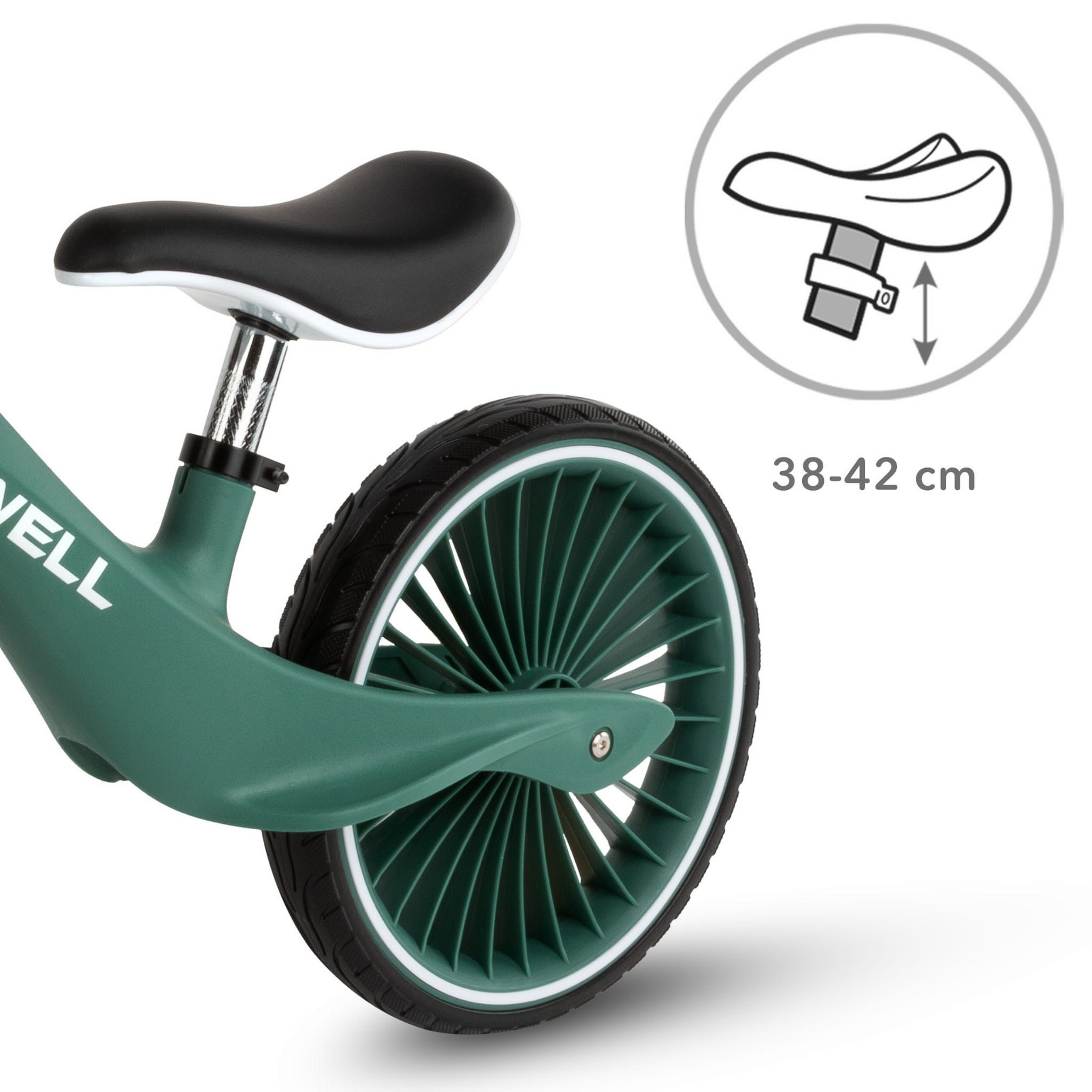 COIL Fahrrad-Laufrad Lauflernrad, Kinderlaufrad, Rutscher, Balance Bike, Nylonrahmen, Polyurethan-Reifen, Einzigartige Felge, Gewicht 30 kg – Bild 5 von 5