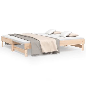 furnicato Bett Tagesbett Ausziehbar 2x(90x190) cm Massivholz Kiefer