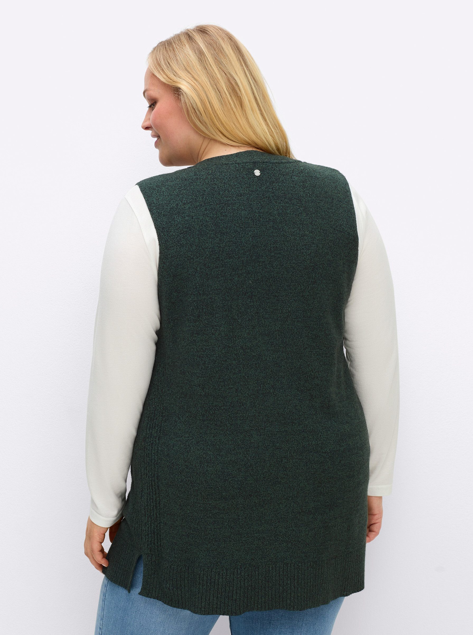 Sheego Strickweste Strickweste . günstig online kaufen