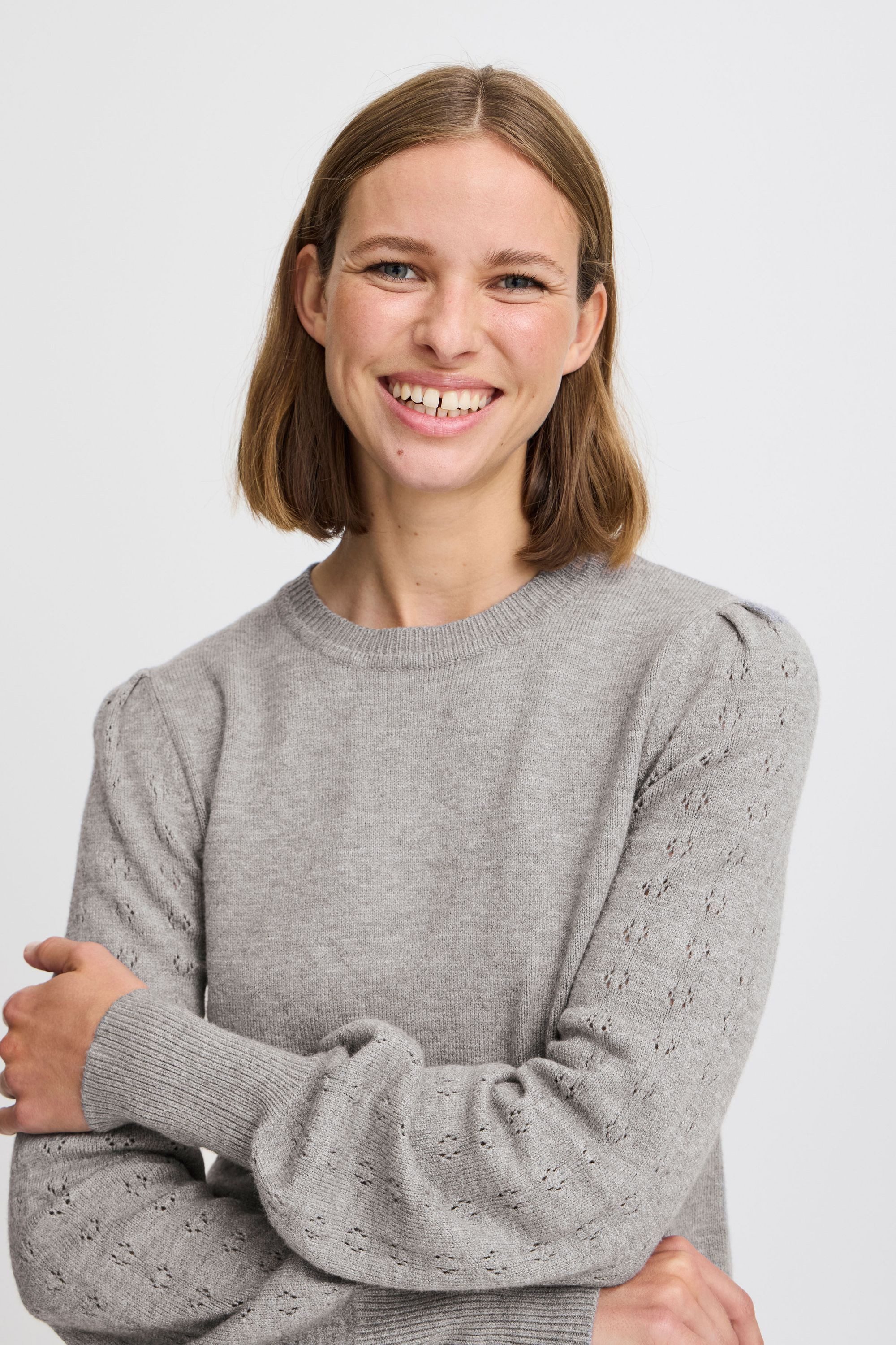 b.young Strickpullover BYNONINA POINTELLE JUMPER -