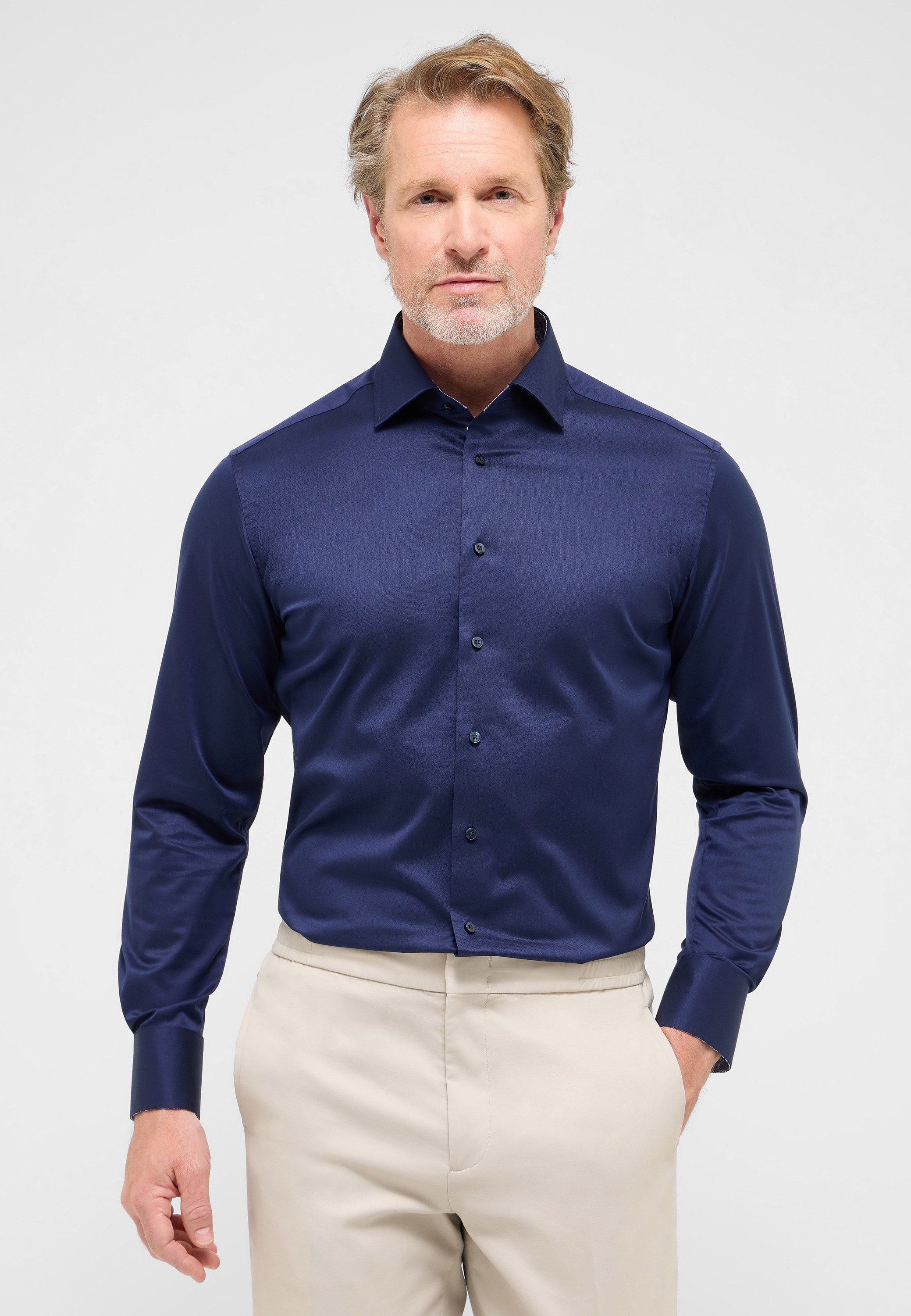 Eterna Langarmhemd MODERN FIT NON IRON günstig online kaufen