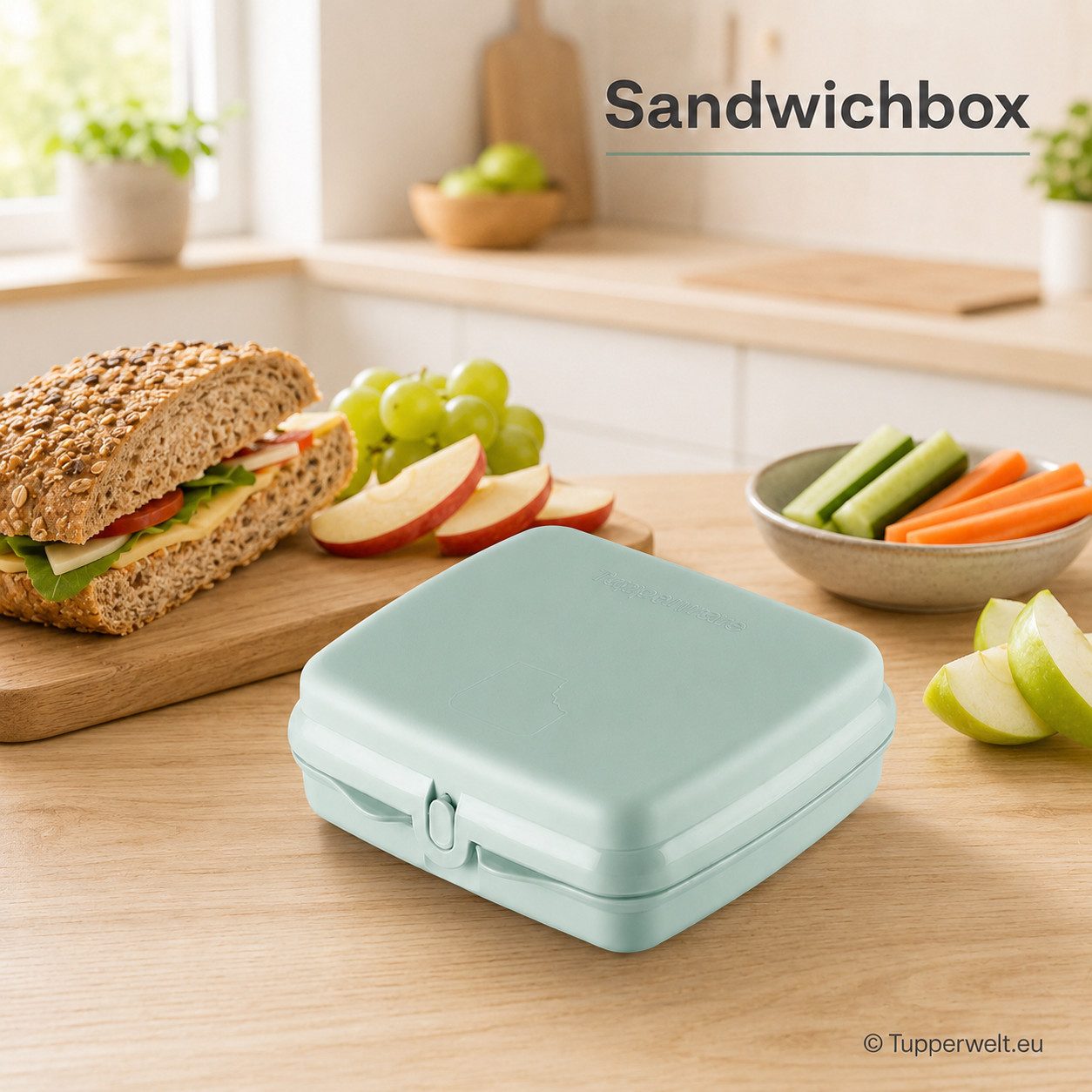 TUPPERWARE Vorratsdose Tupperware Eco+ Snackbox mint
