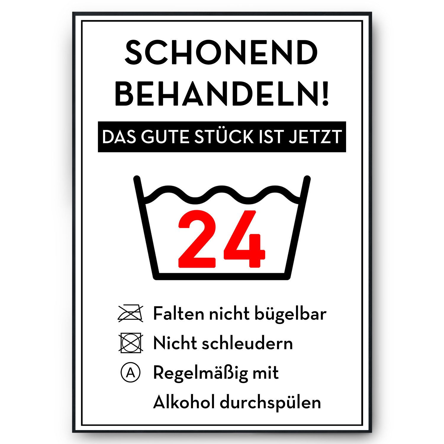 Tigerlino Poster Geburtstag Geschenk Urkunde Lustig günstig online kaufen