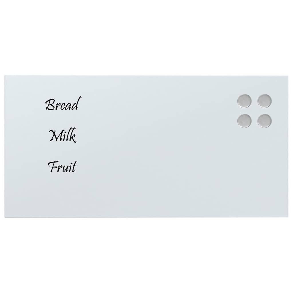 vidaXL Magnettafel Magnettafel Wandmontage Weiß 80x40 günstig online kaufen