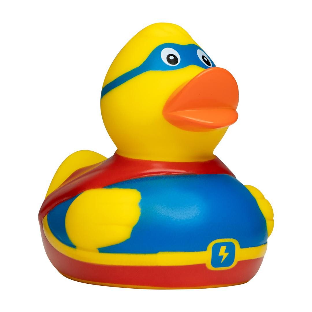 mbw Badespielzeug Schnabels® Badeente Superduck, Quitscheente Superheld (1-tlg)