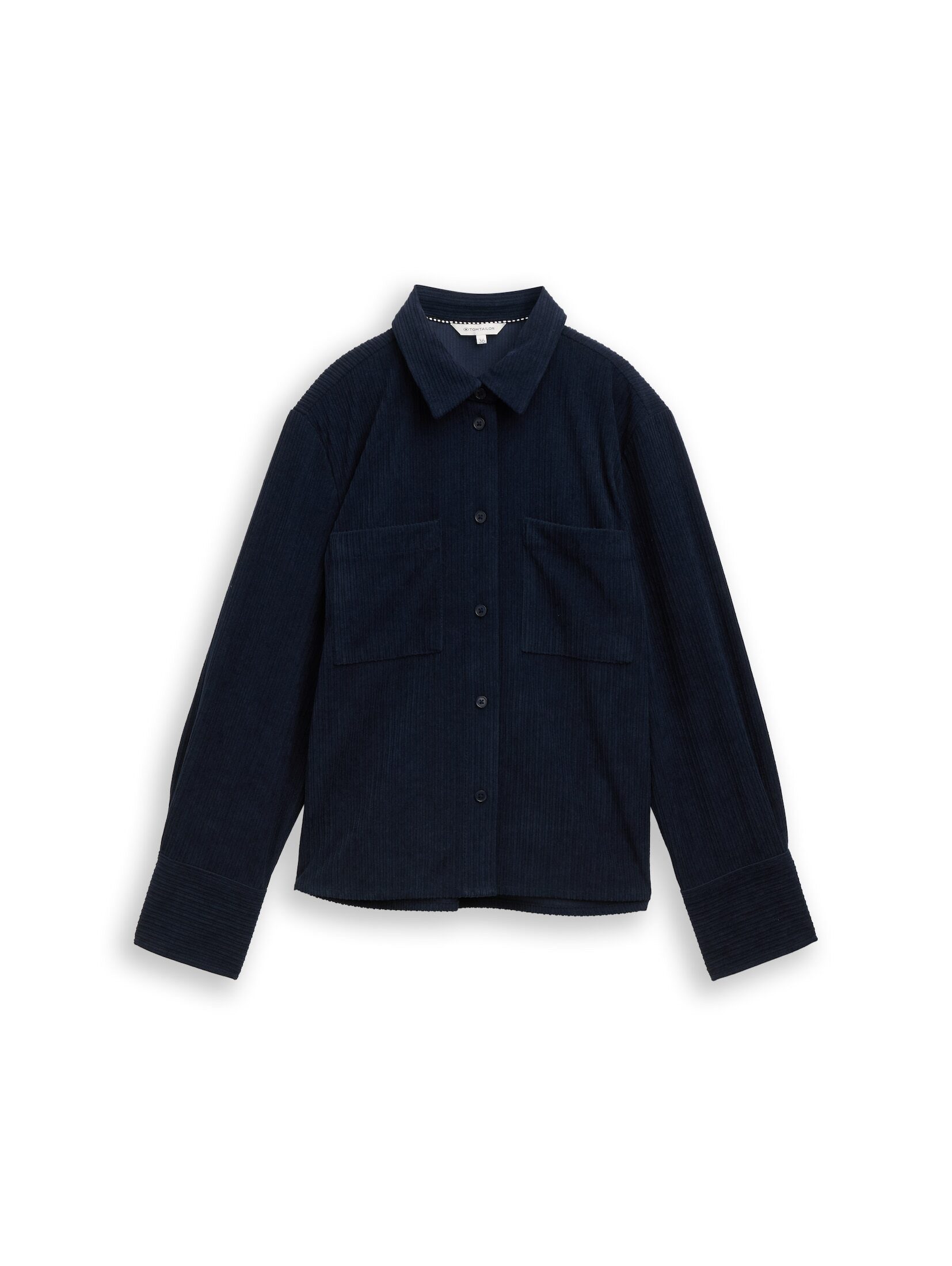 TOM TAILOR Langarmbluse Blusen & Shirts Loose Fit Cordbluse günstig online kaufen