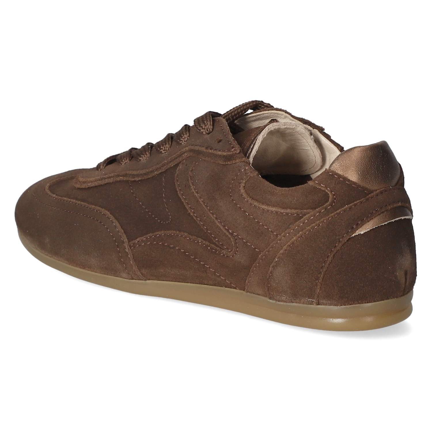 Fräulein Frida Fräulein Frida Vita 02 - Brunette Damen Rauleder brown Schnürschuh