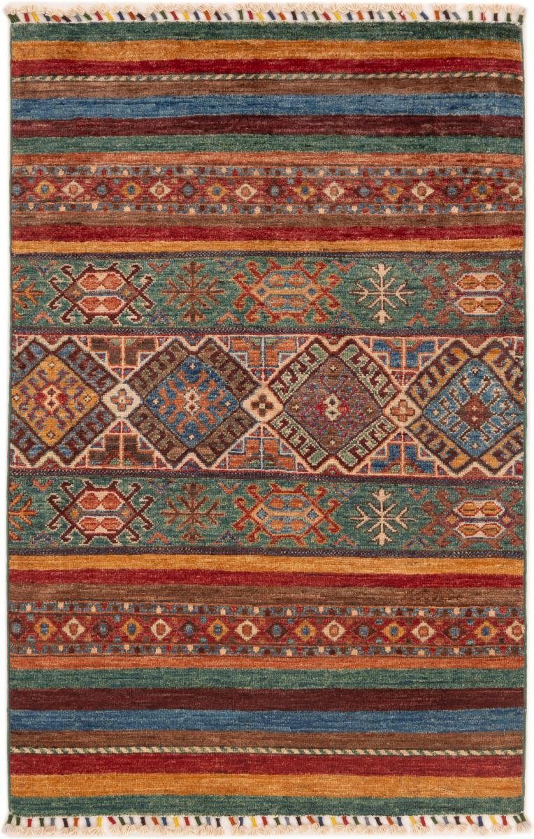 Orientteppich Arijana Shaal 83x126 Handgeknüpfter Orientteppich, Nain Trading, rechteckig, Höhe: 5 mm