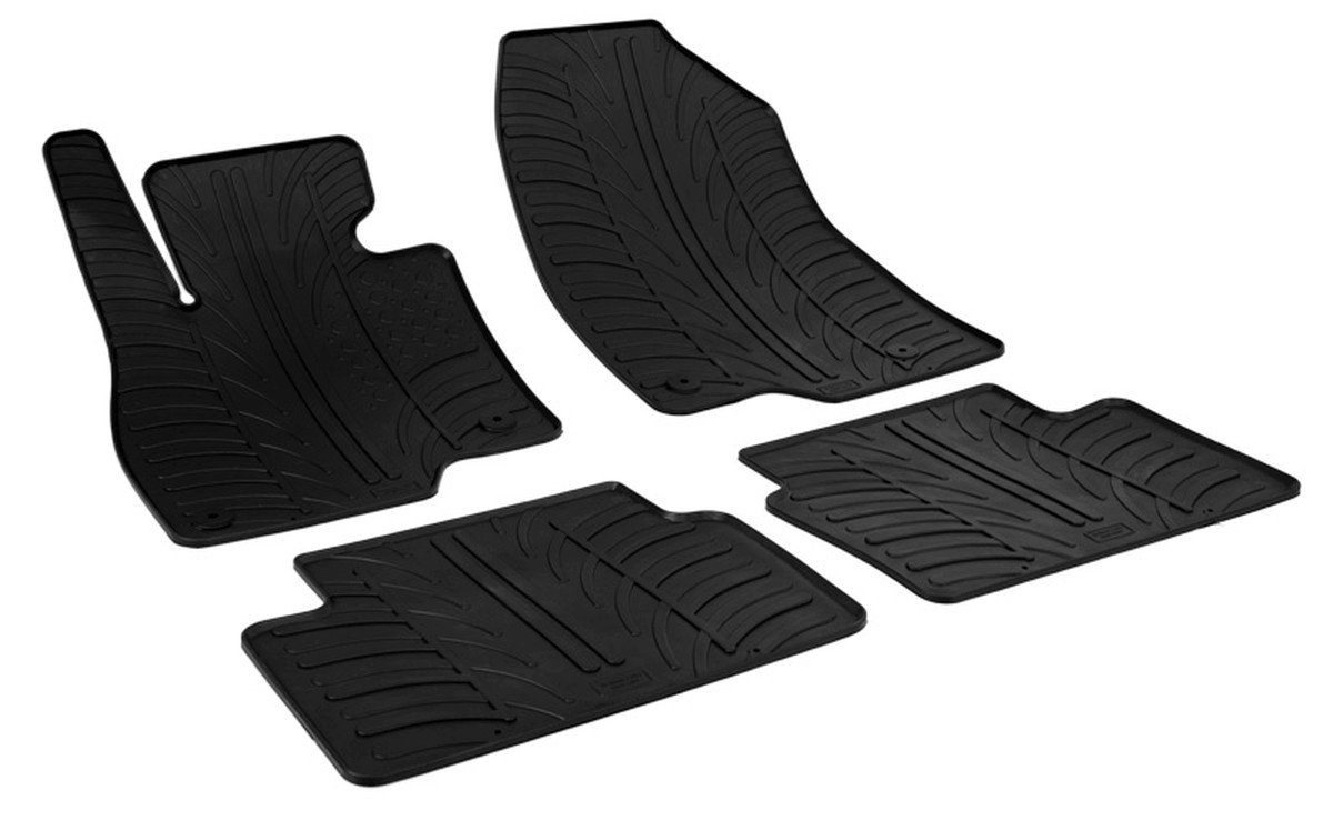 AZUGA Auto-Fußmatten Gummi-Fußmatten passend für Mazda 3 ab 10/2013-3/2019 (BM/BN), für Mazda 3 5-türer Schrägheck