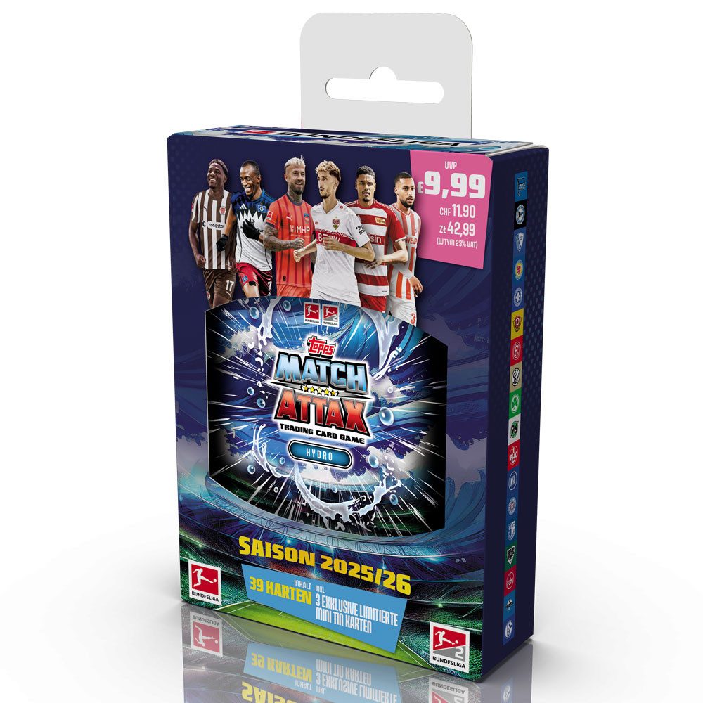 Topps Sammelkarte Match Attax Bundesliga 2025/26 1 Mini Tin Box (zufällige Auswahl)